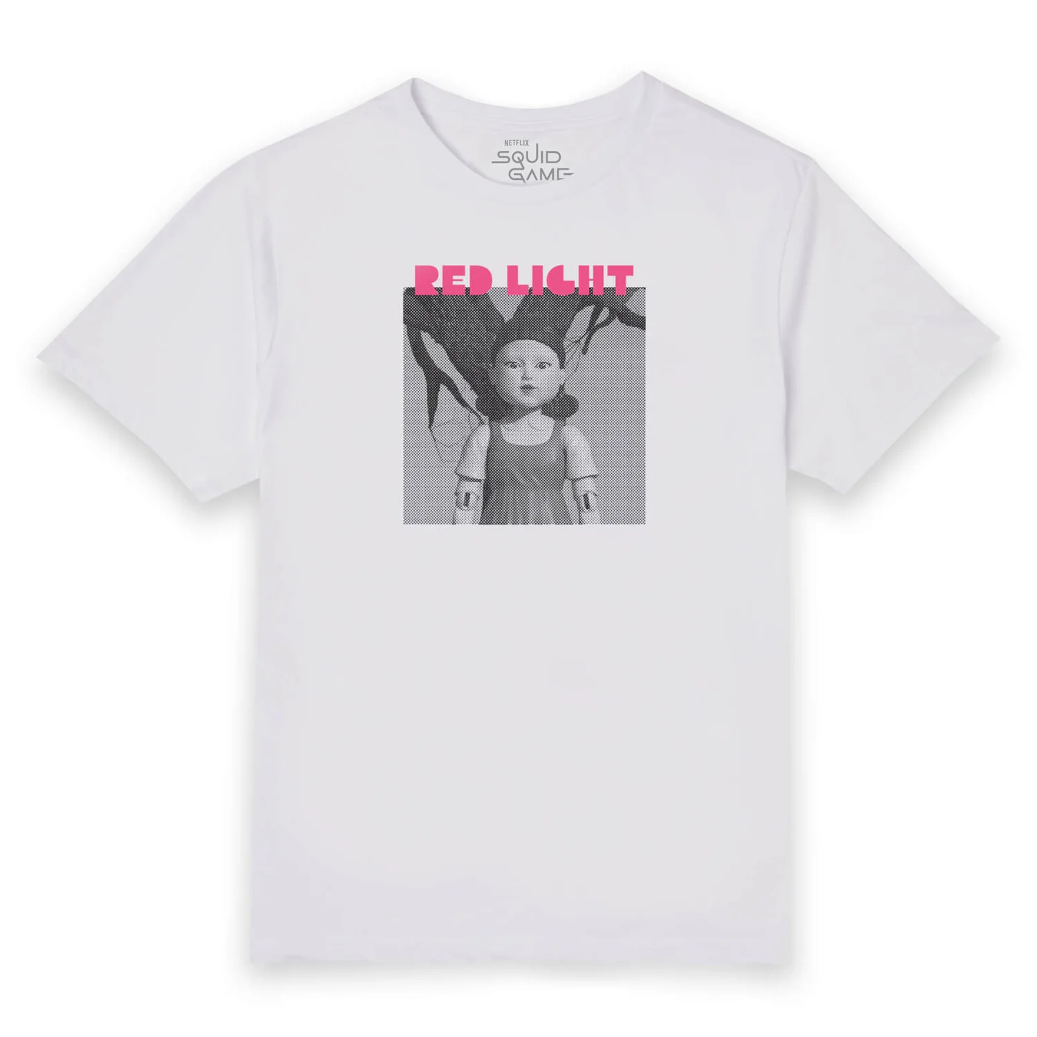 Squid Game Red Light Green Light Men's T-Shirt - White