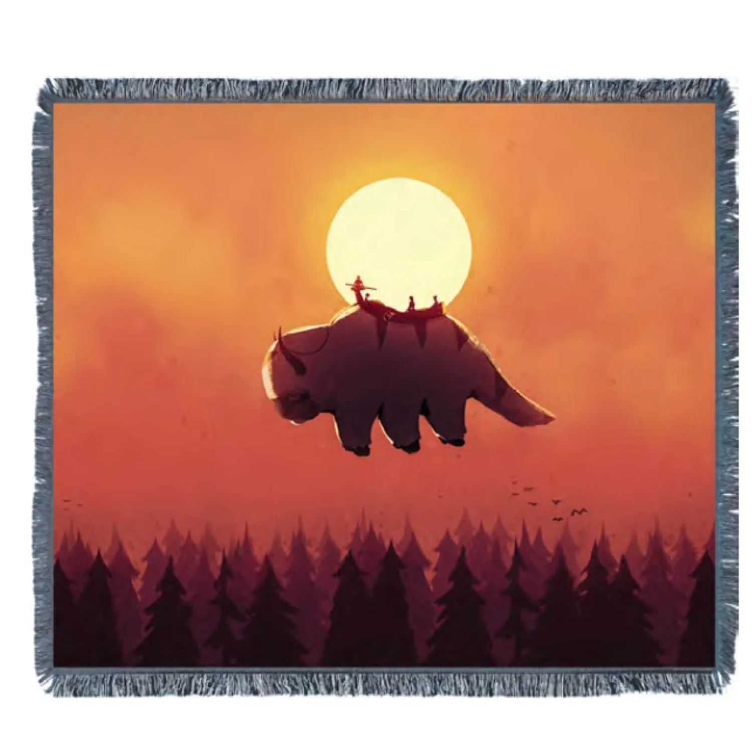 Avatar: The Last Airbender Skyline Appa Woven Throw