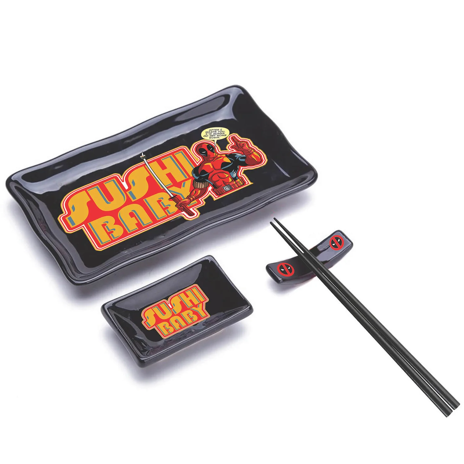 Marvel Deadpool Sushi Set
