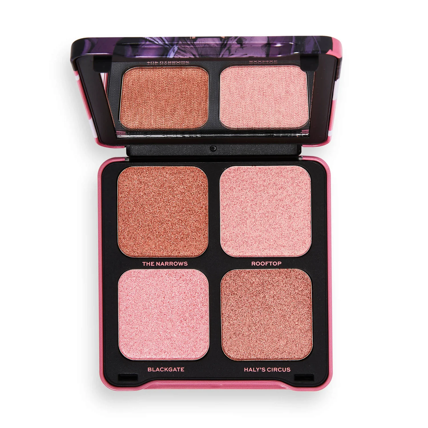 Makeup Revolution DC X Revolution Dangerous Love Highlighter Quad 