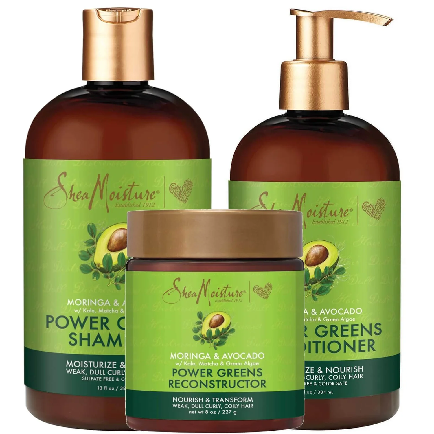 SheaMoisture Moringa and Avocado Strengthening Trio