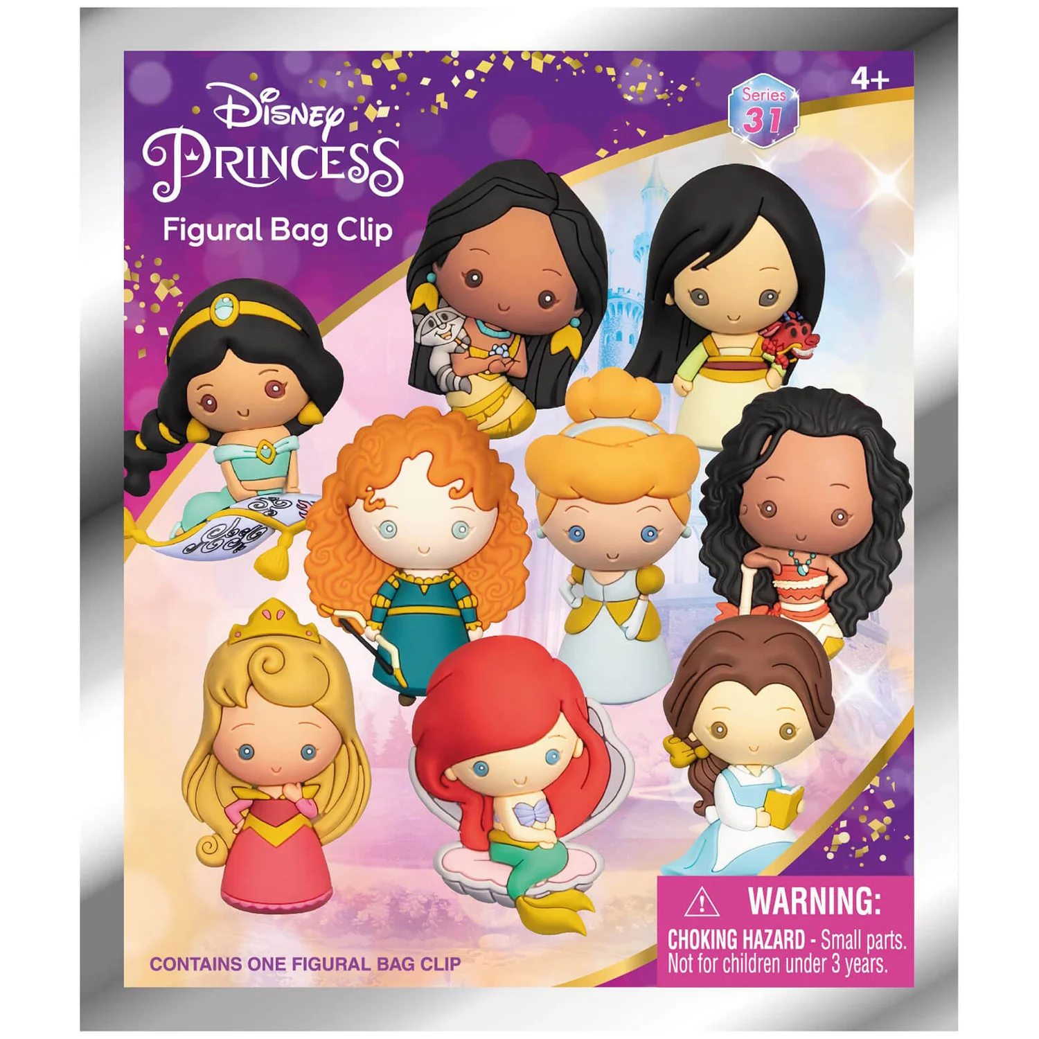 Disney Ultimate Princess 3D Foam Bag Clip Blind Bag