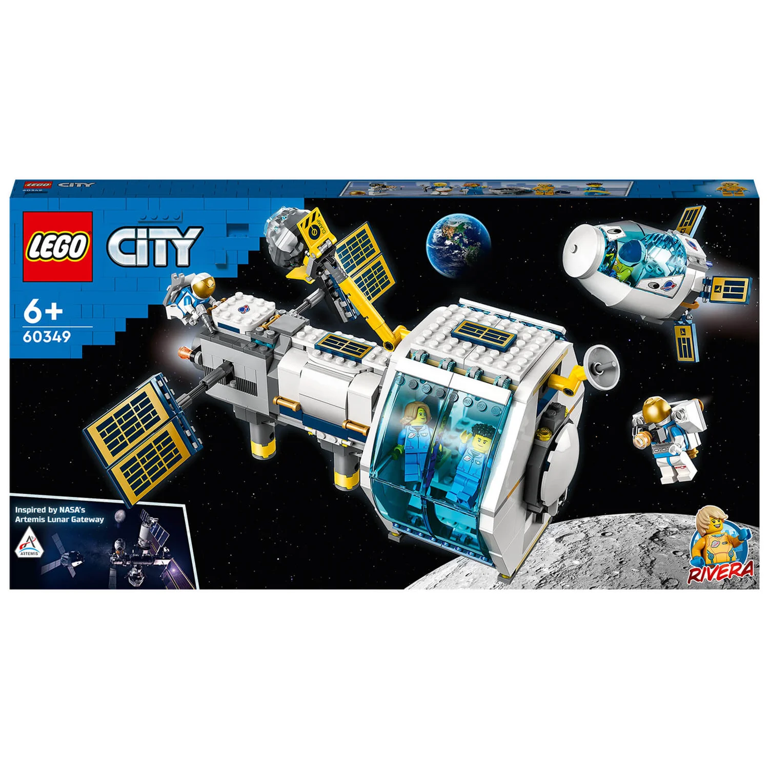 LEGO City: Lunar Space Station Toy Model Building Set (60349)