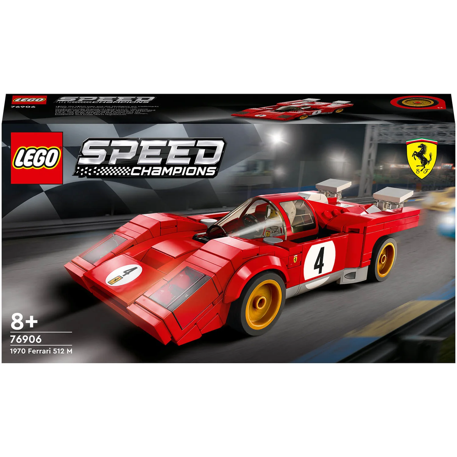 LEGO Speed Champions: 1970 Ferrari 512 M Sports Car Toy (76906)