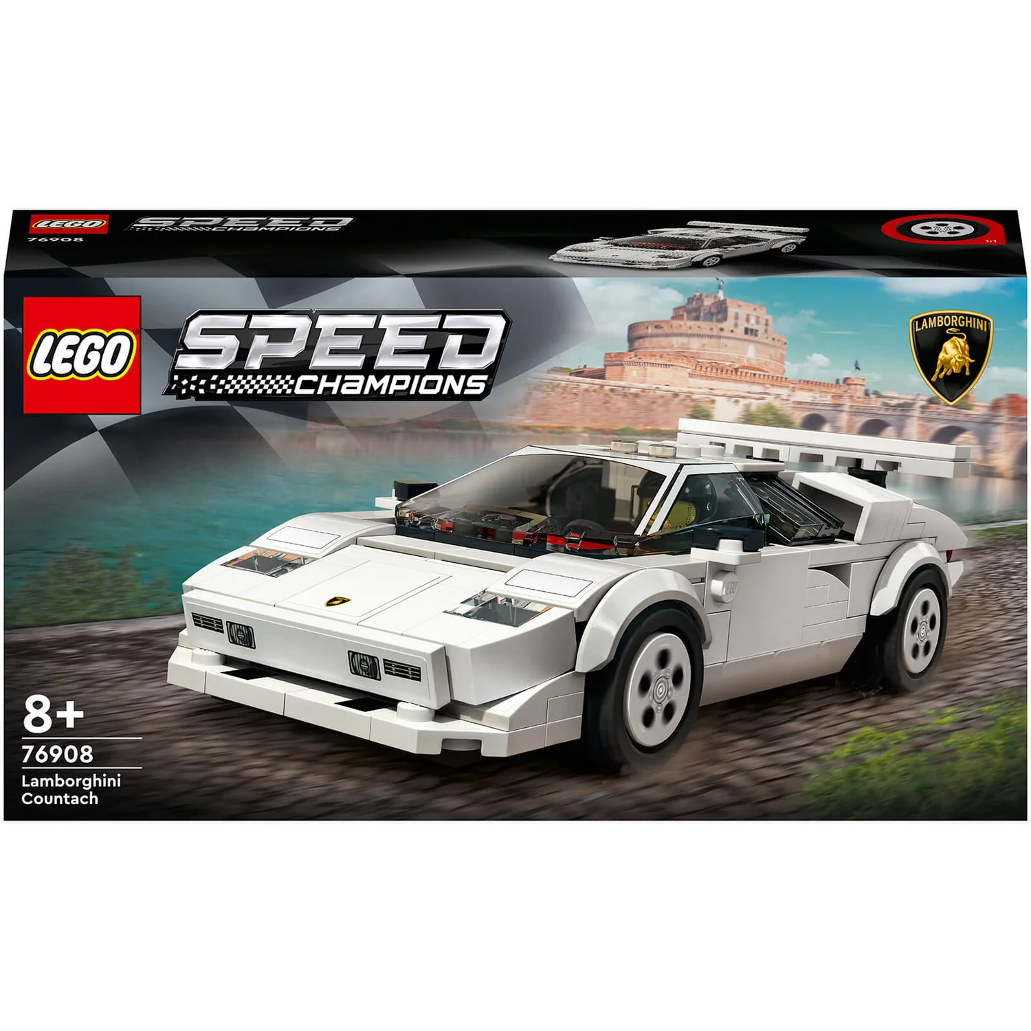 LEGO Speed Champions: Lamborghini Countach, Modellauto Bausatz (76908)