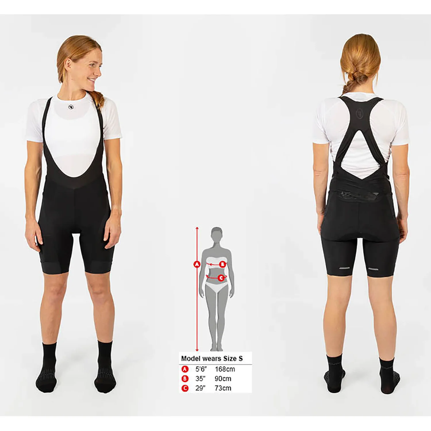 Women's GV500 Reiver Bibshort - Black - S