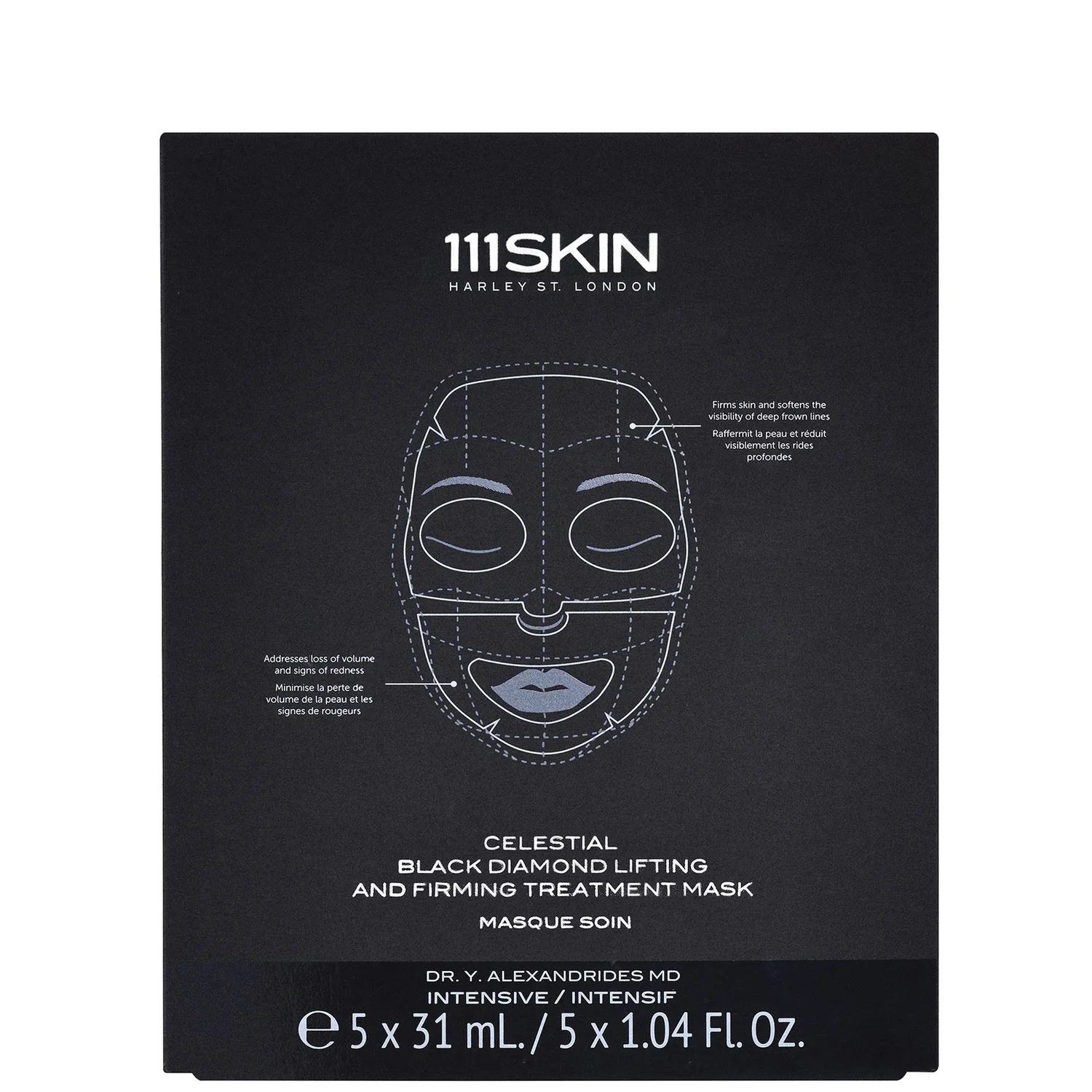 111SKIN Celestial Black Diamond Lifting and Firming Treatment Mask Face Single 31ml