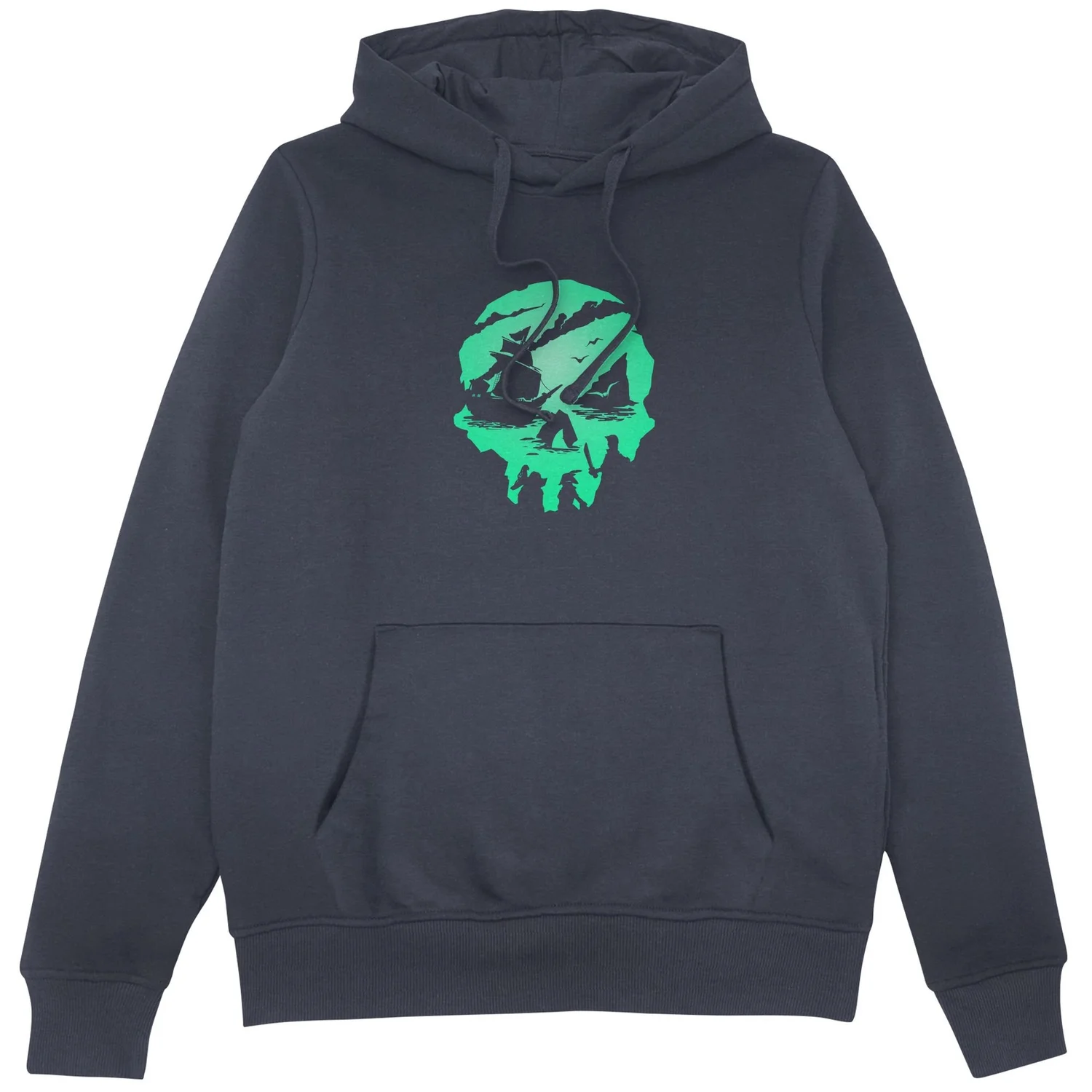 Sea Of Thieves 2nd Anniversary Skull Unisex Hoodie - Navy