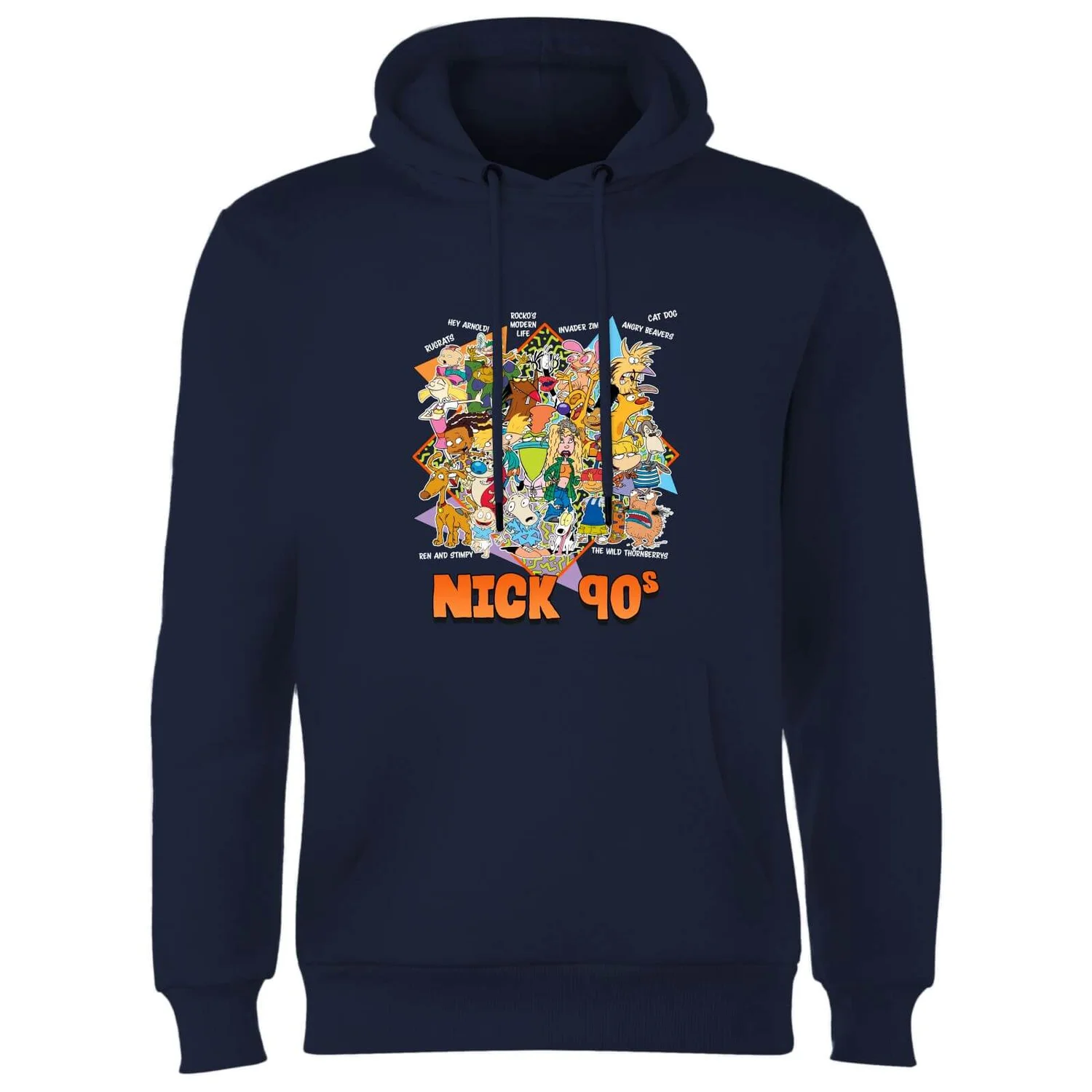 Nickelodeon Nostalgia For Nickleodeon Hoodie - Navy