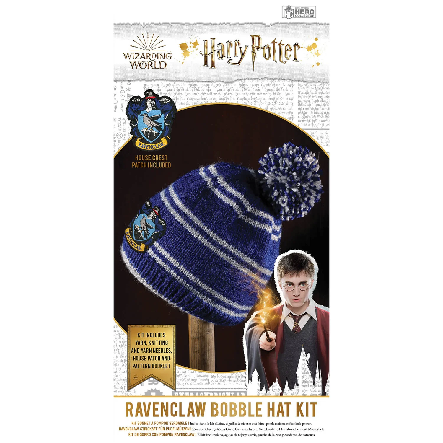 Harry Potter Ravenclaw Beanie / Bobble Hat Knit Kit