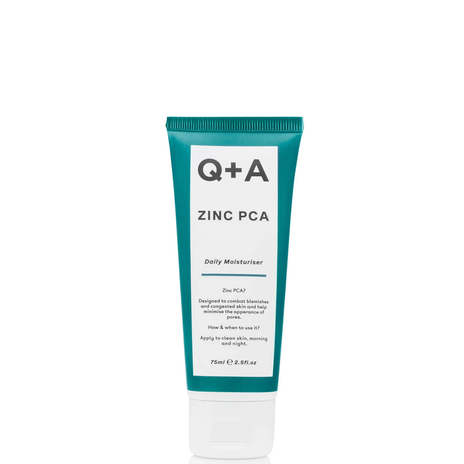 Q+A Zinc PCA Daily Moisturiser 75ml
