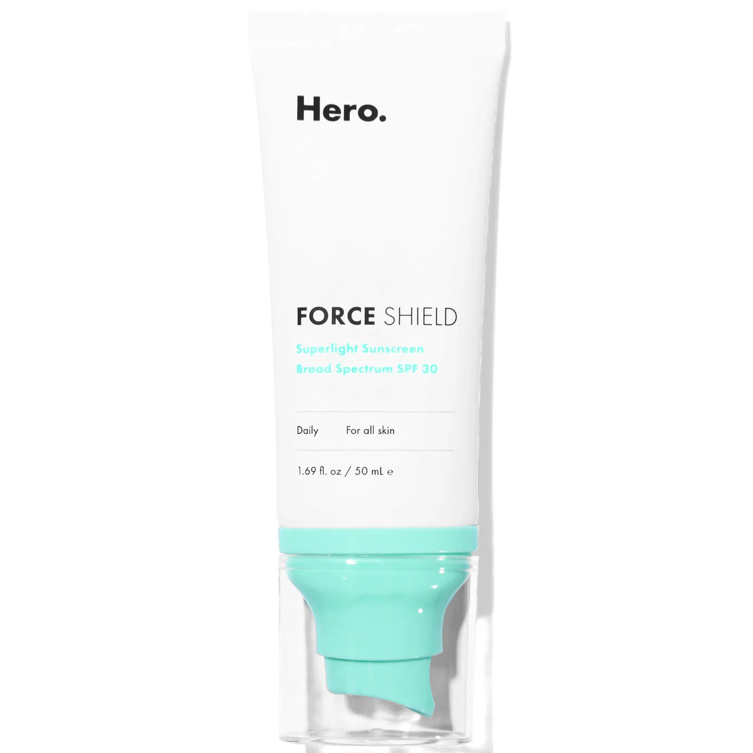 Hero Cosmetics Force Shield Superlight Sunscreen SPF30 50ml