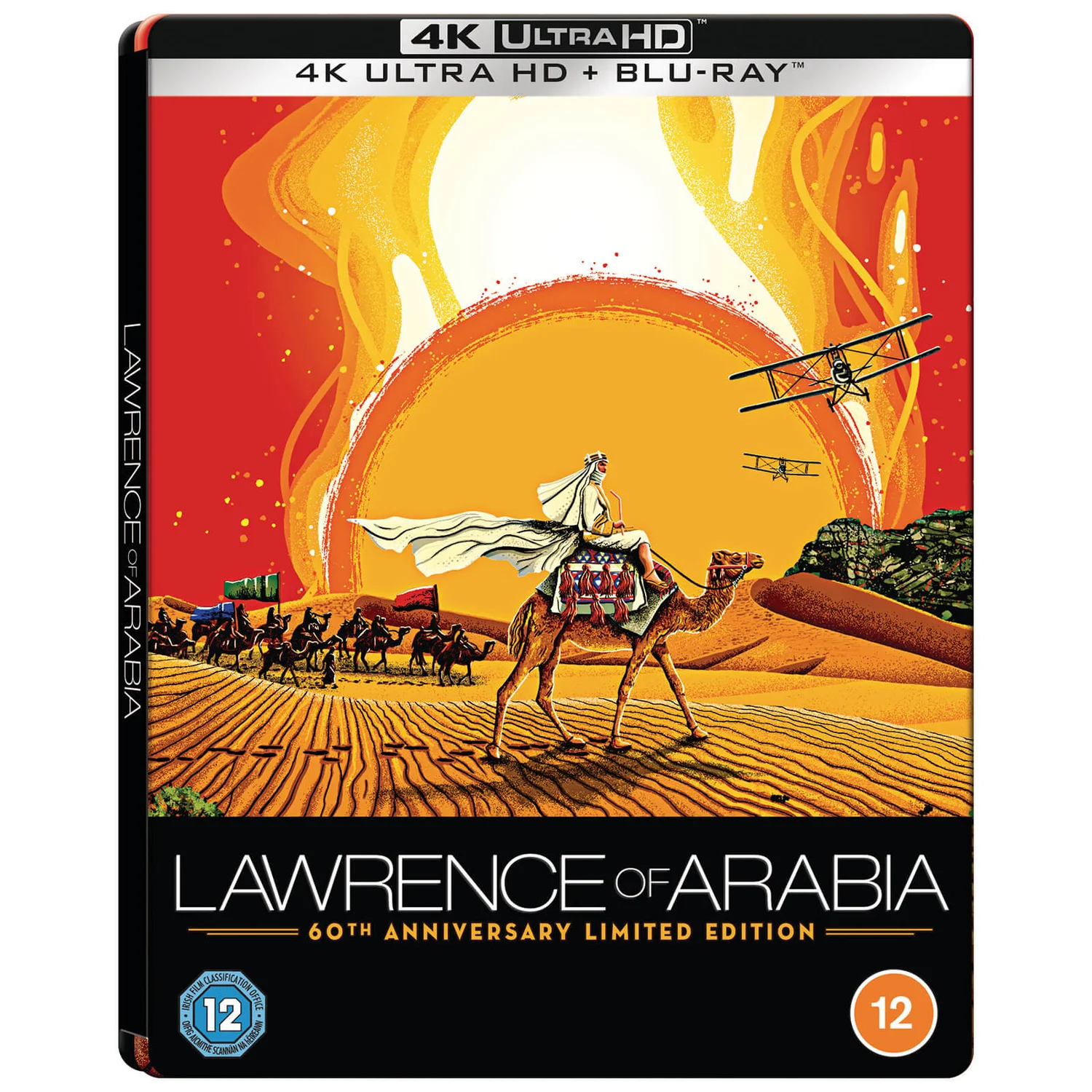 LAWRENCE OF ARABIA 4K ULTRA HD ZAVVI EXCLUSIVE STEELBOOK