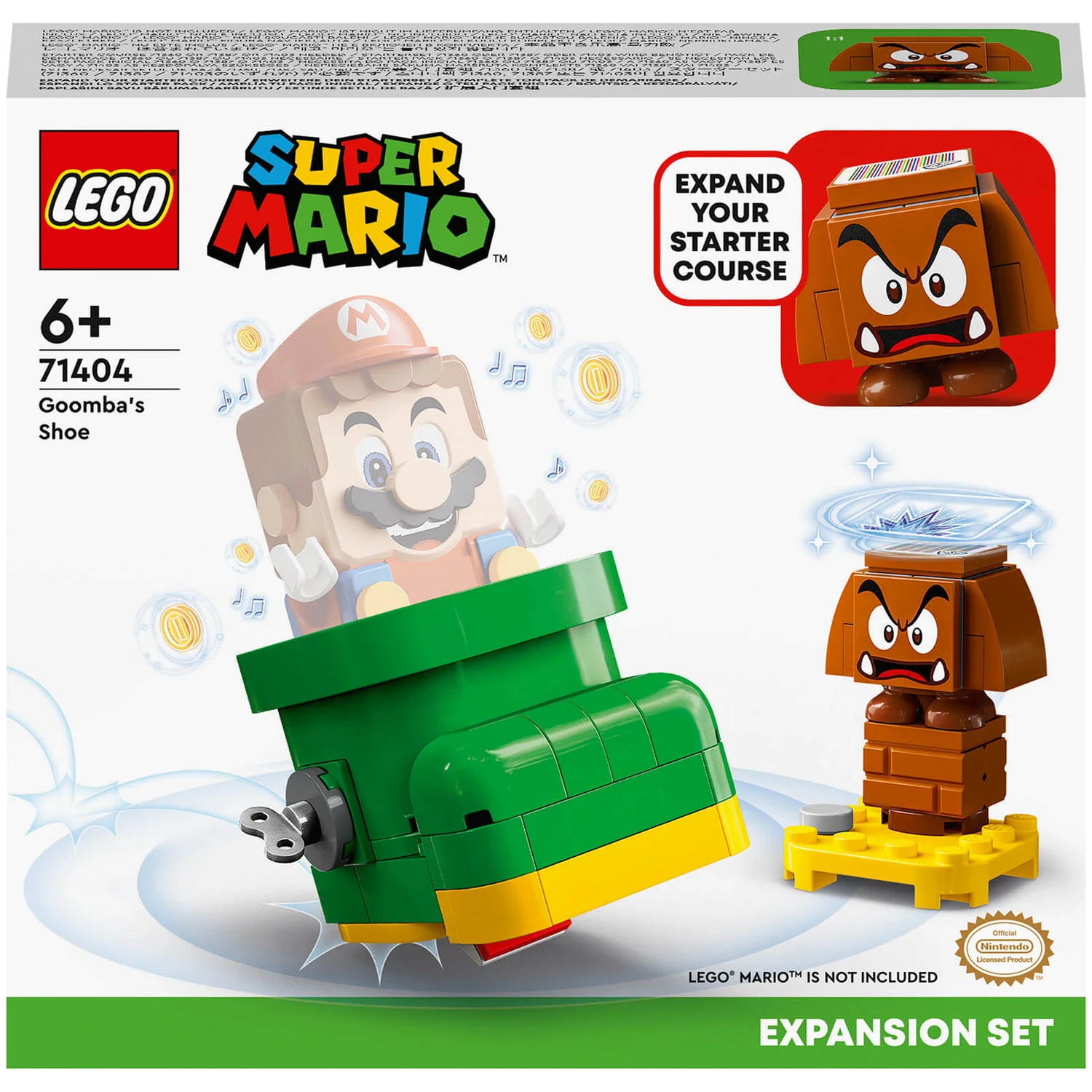 LEGO Super Mario Adventures with the Goomba’s Shoe Expansion Set (71404)