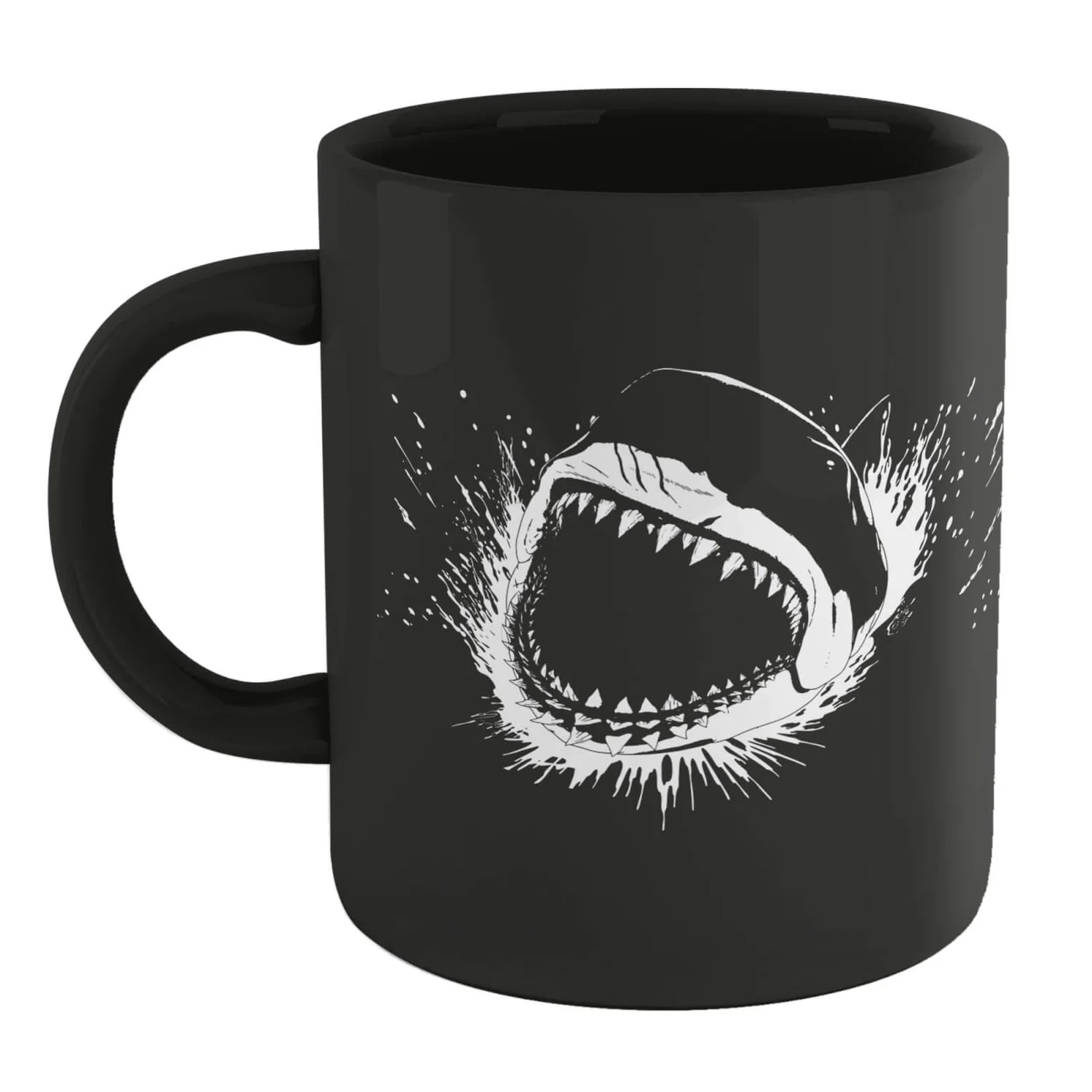 Jaws Shark Silhouette Mug - Black