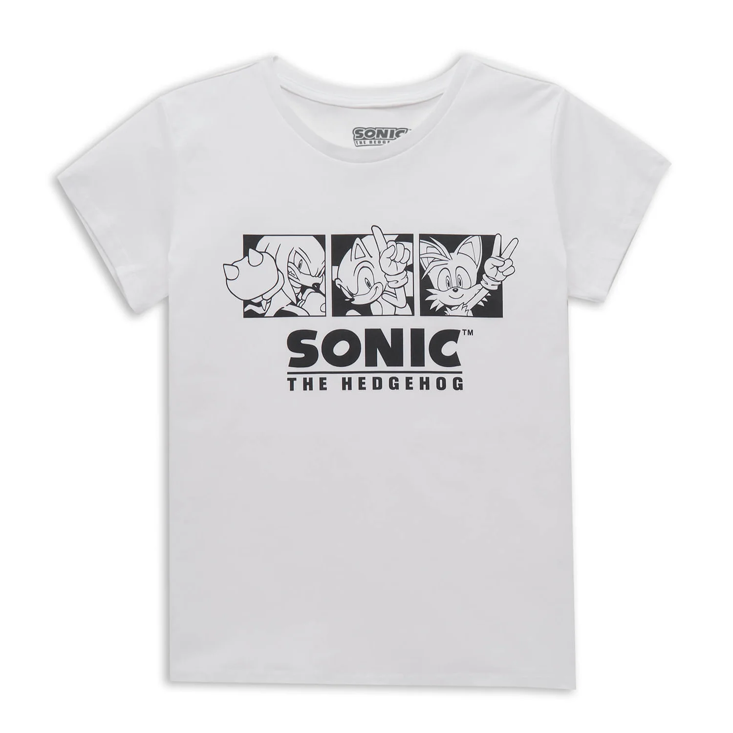 Sonic The Hedgehog Trio Women's T-Shirt - White