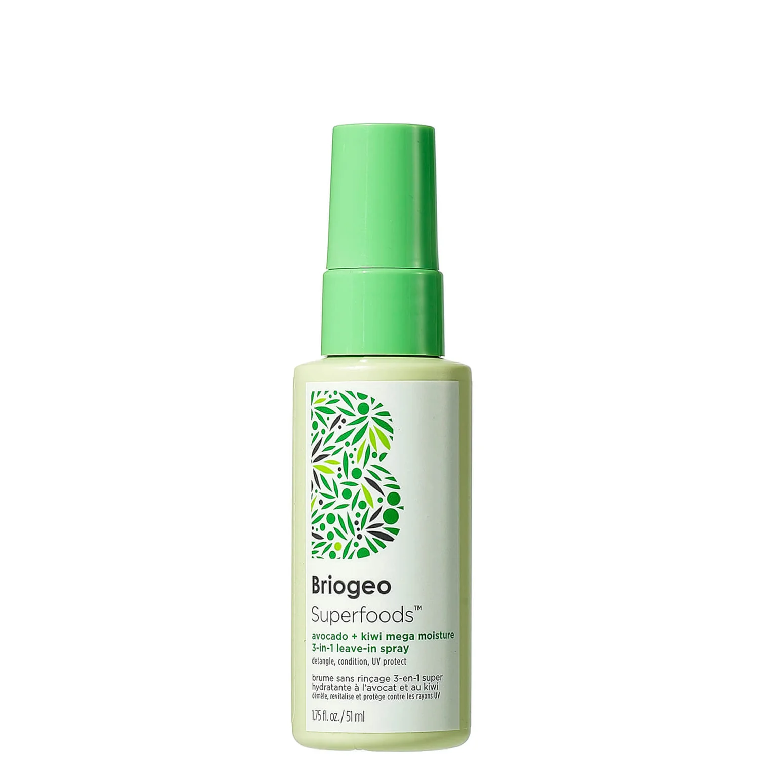 cultbeauty.com | Briogeo Superfoods Avocado and Kiwi Mega Moisture 3-in-1 Leave-in Spray 51ml