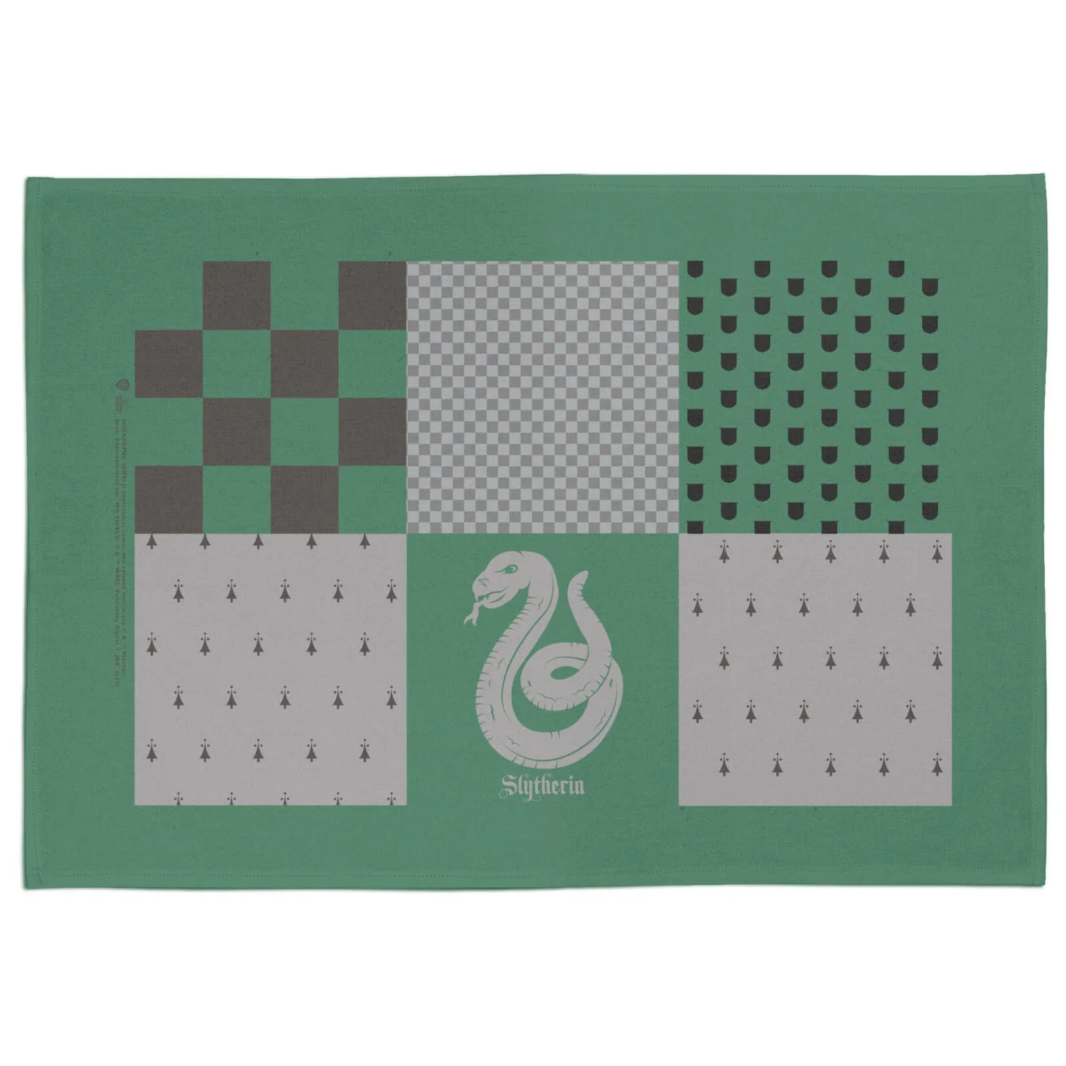 Harry Potter Slytherin House Tea Towel