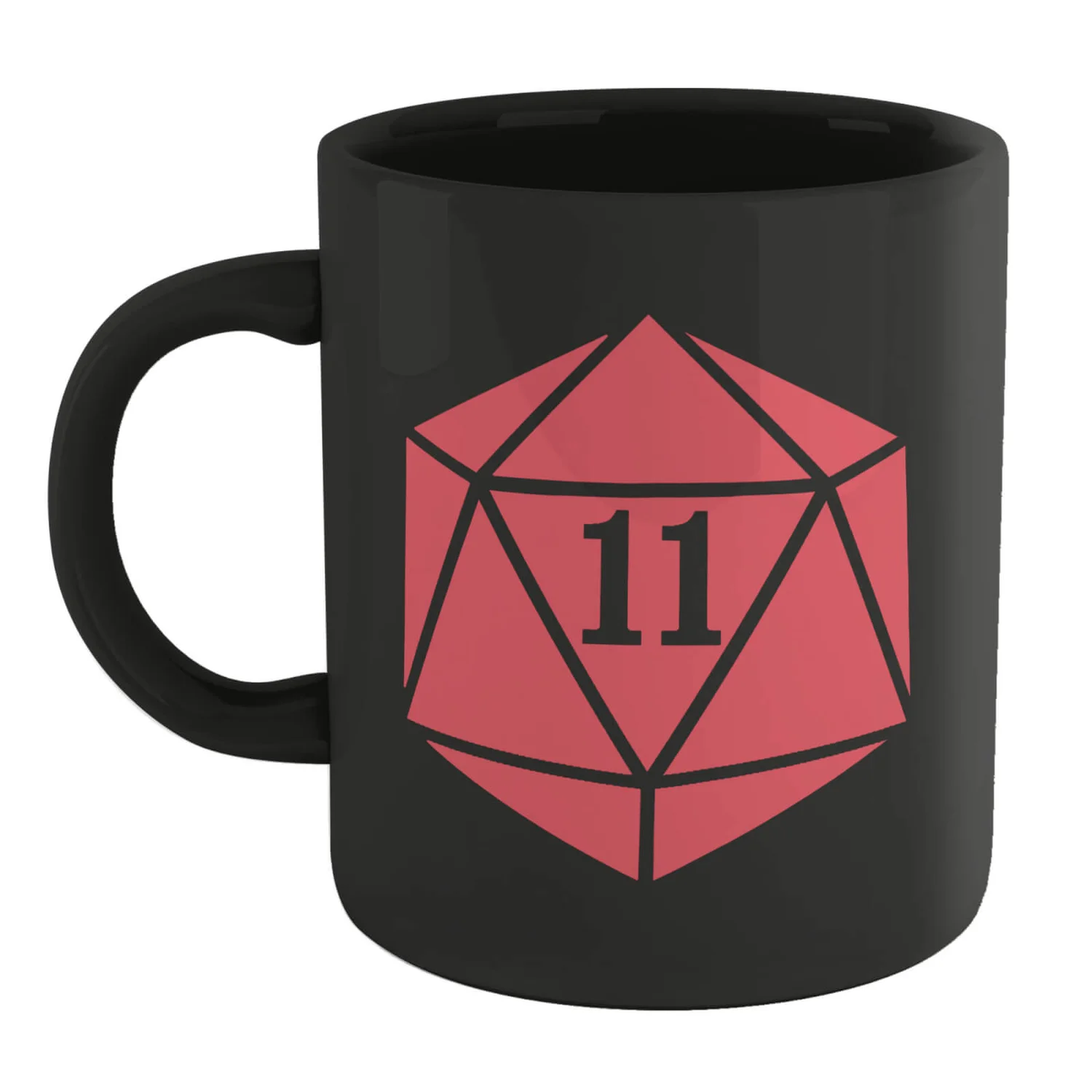 Stranger Things Dragon & Die Mug - Black