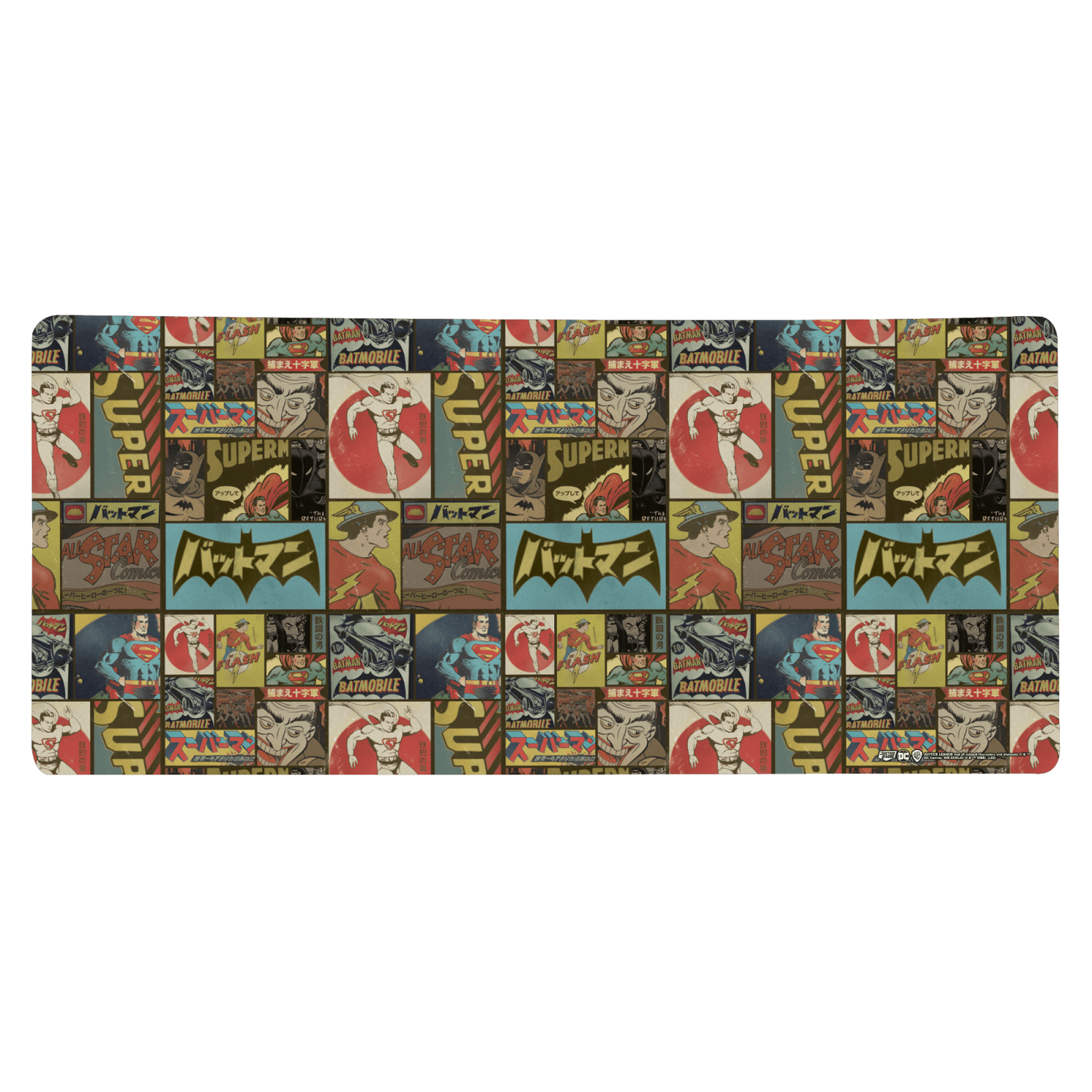 Justice League Vintage Gaming Mouse Mat