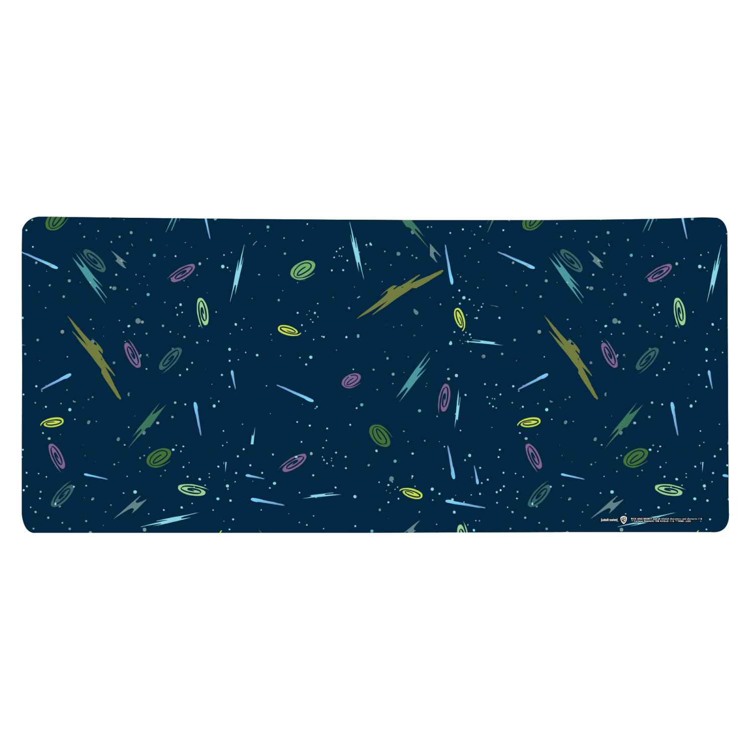 Rick and Morty Space Background Gaming Mouse Mat