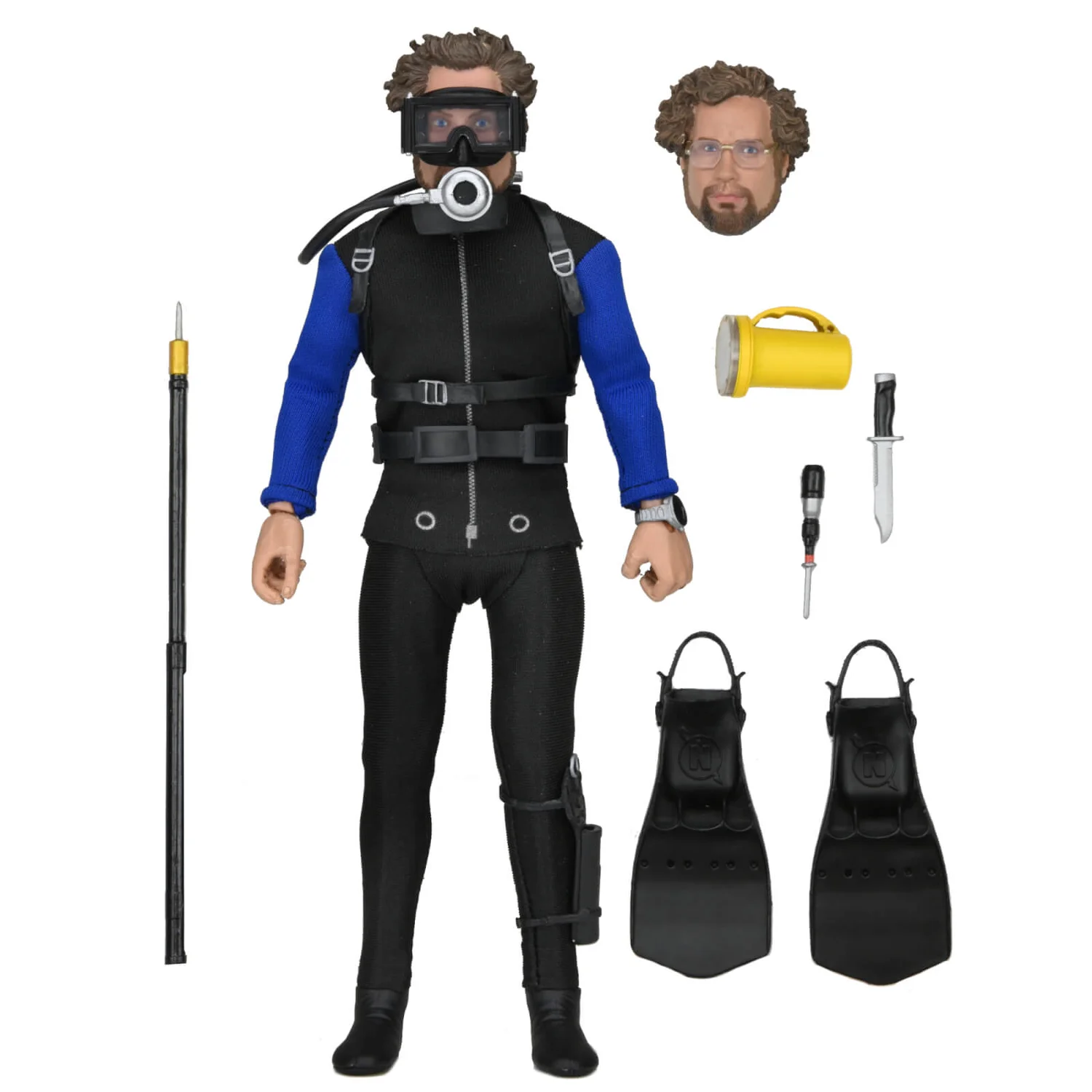 NECA Jaws Matt Hooper (Shark Cage) 8 Inch Clothed Action Figure