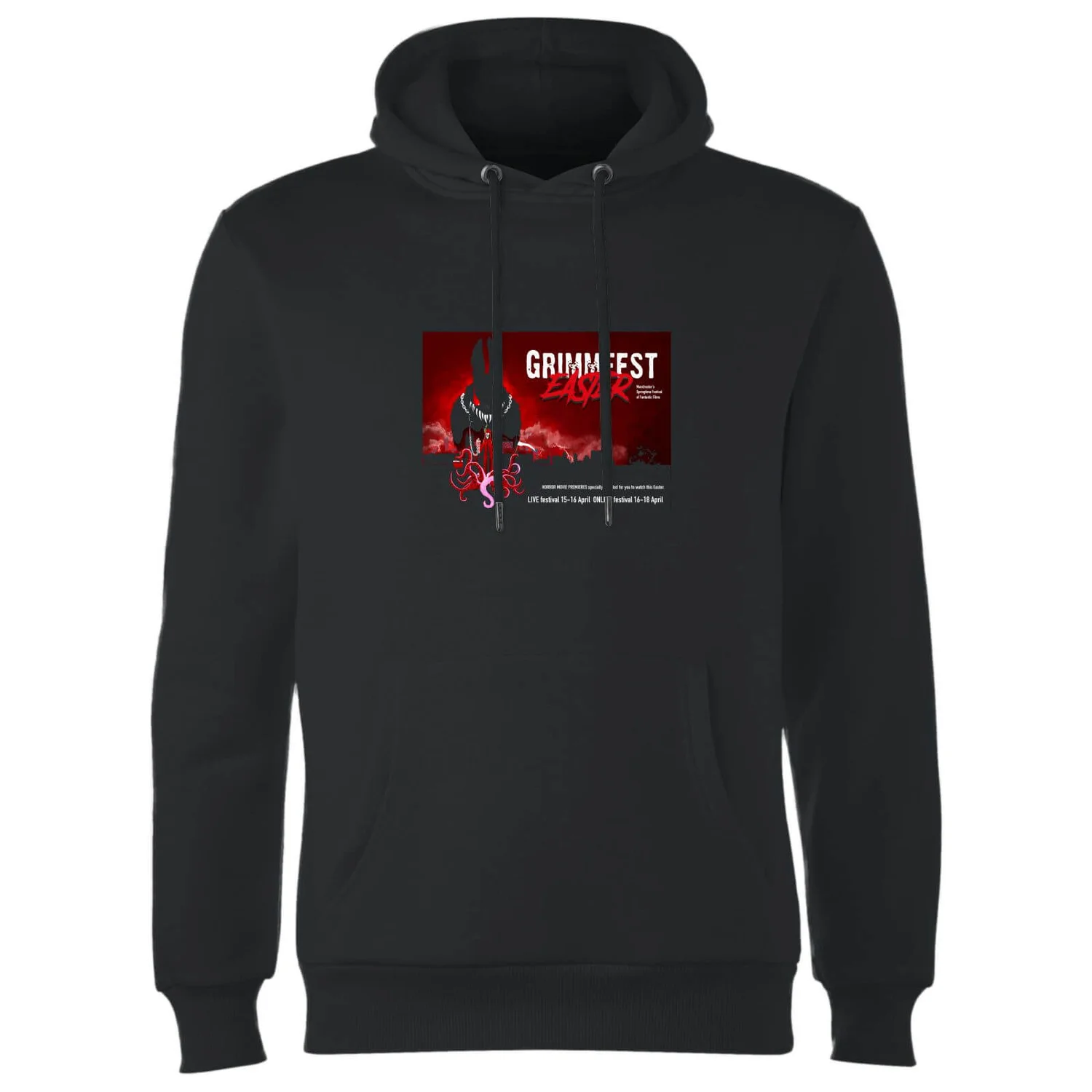 Grimmfest 2022 Easter Bunny Hoodie - Black