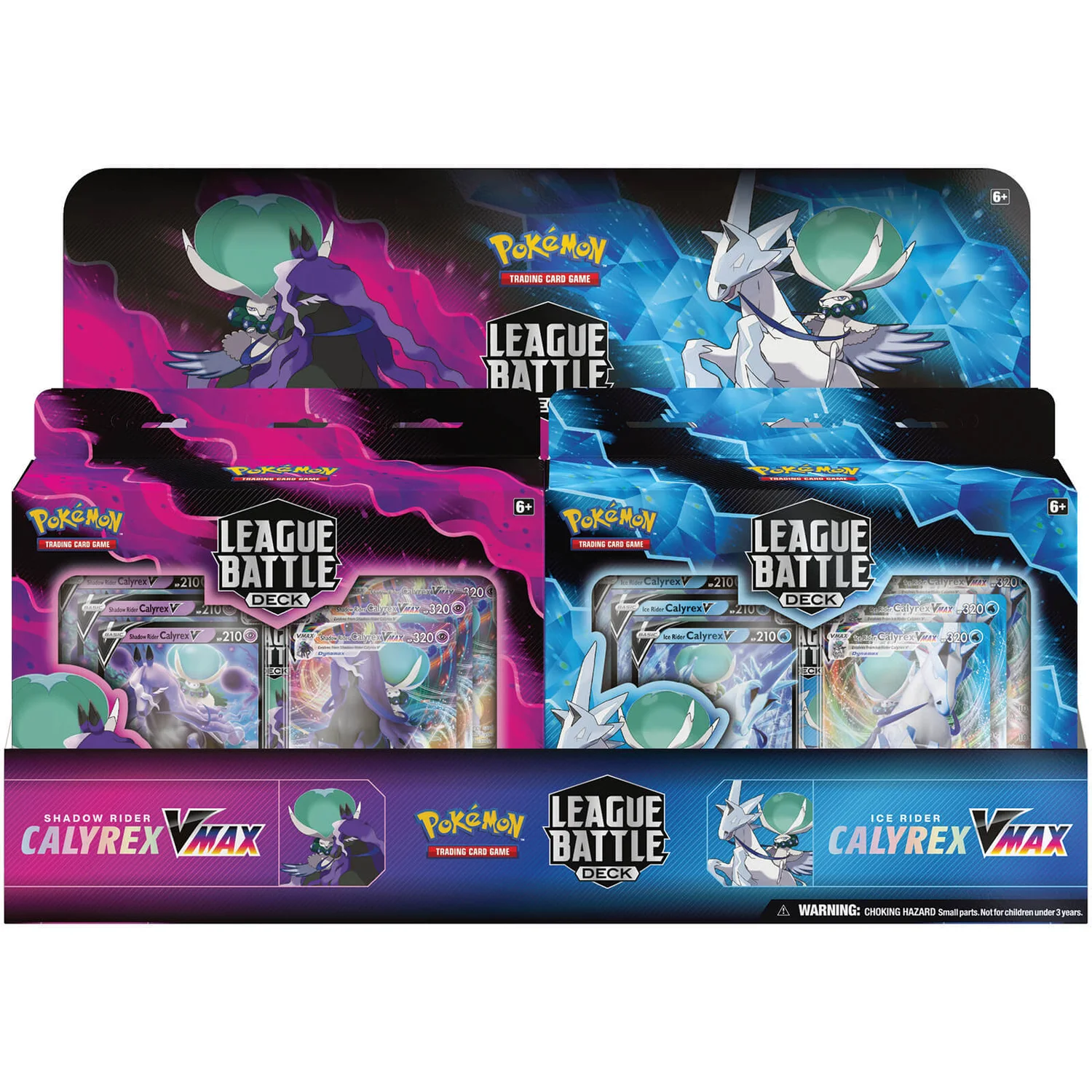 Pokémon TCG: League Battle Deck - Shadow Rider Calyrex VMAX and Ice Rider Calyrex VMAX