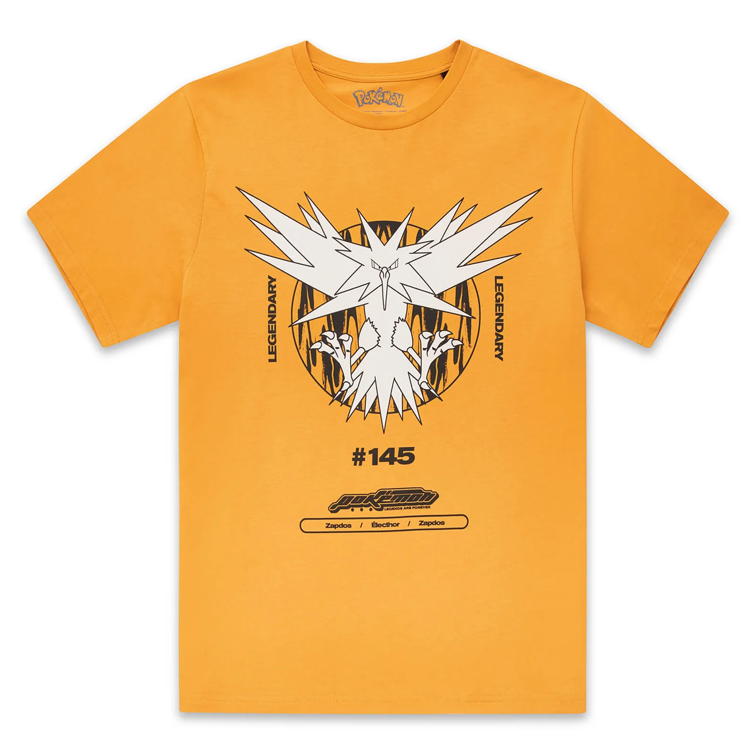 Pokémon Zapdos Legendary Dames T-Shirt - Mosterd