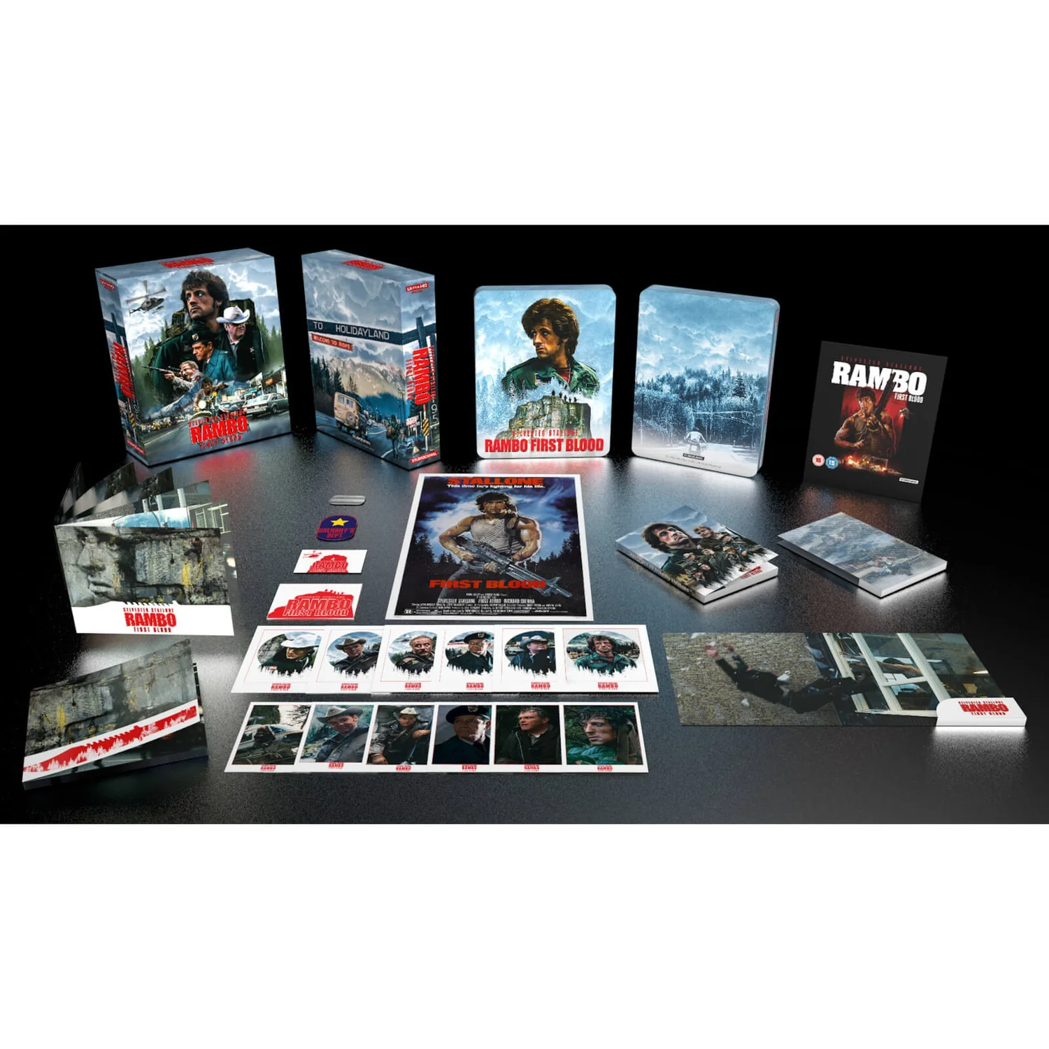 Rambo First Blood 4K Ultra HD Zavvi Exclusive Steelbook Slipcase Edition