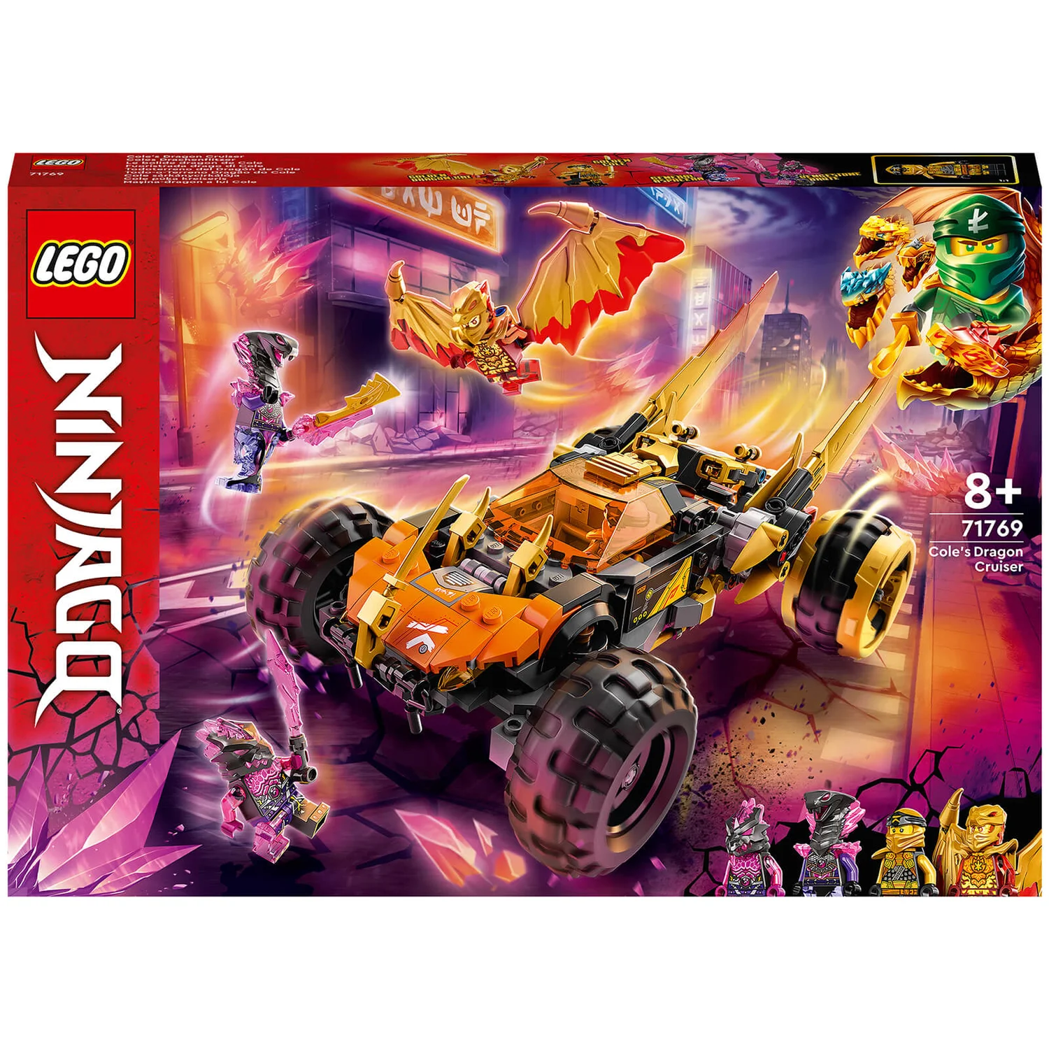 LEGO NINJAGO: Cole’s Dragon Cruiser Car Toy (71769)