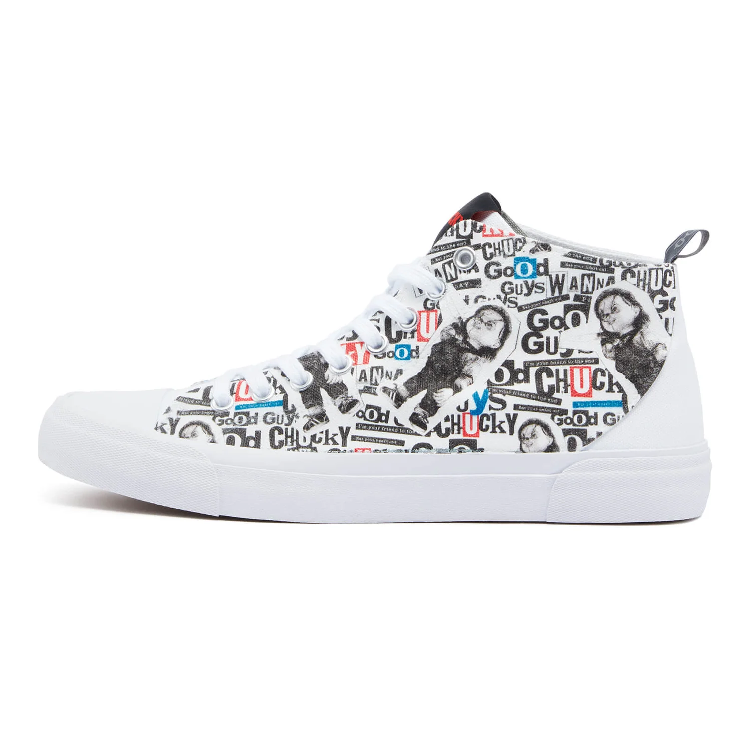 Akedo x Chucky Ransom White Signature High Top