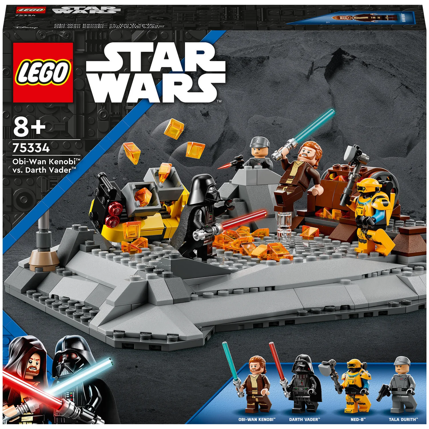 LEGO Star Wars: Obi-Wan Kenobi vs. Darth Vader Set (75334)