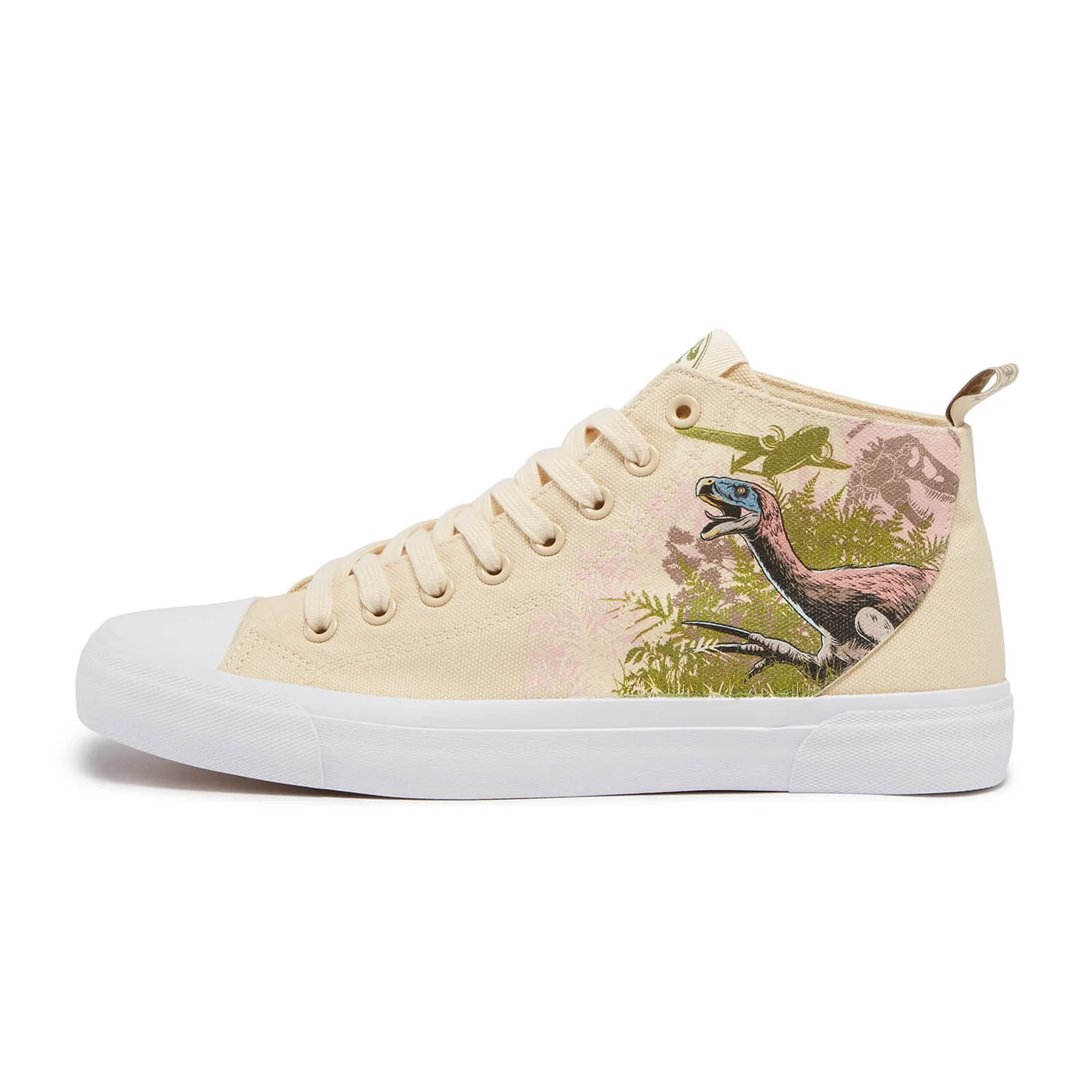 Akedo x Jurassic World Claws Out High Top - Cream