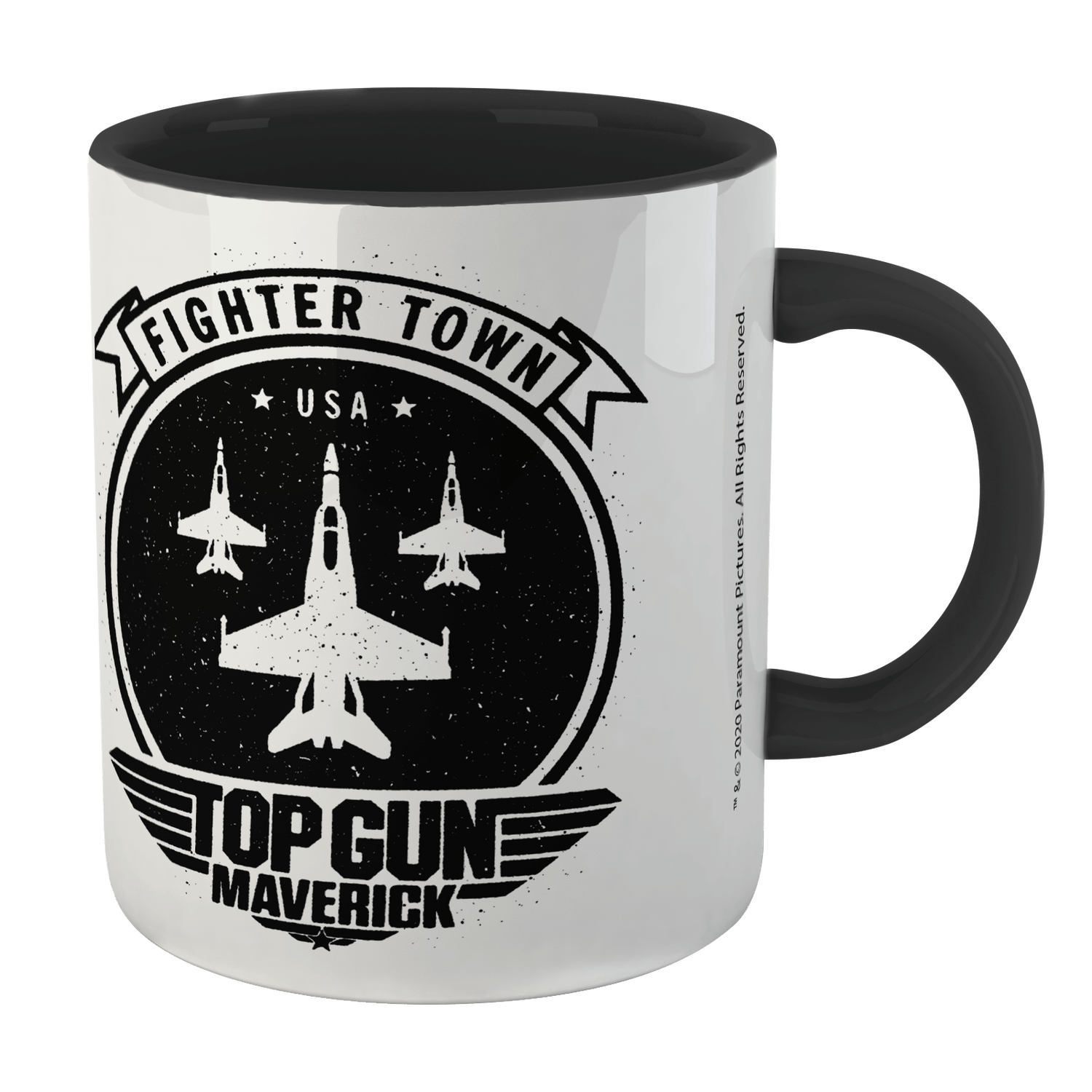 Top Gun Maverick Fighter Town USA Mug - Black