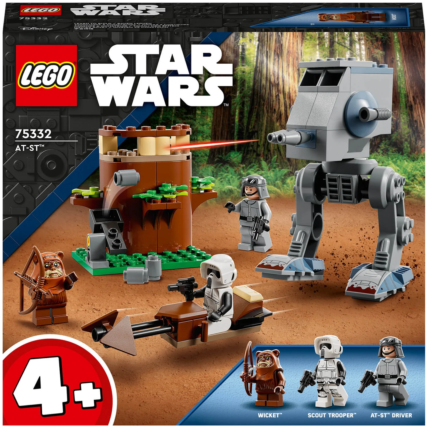 LEGO Star Wars 4+ Classic AT-ST Walker Toy (75332)