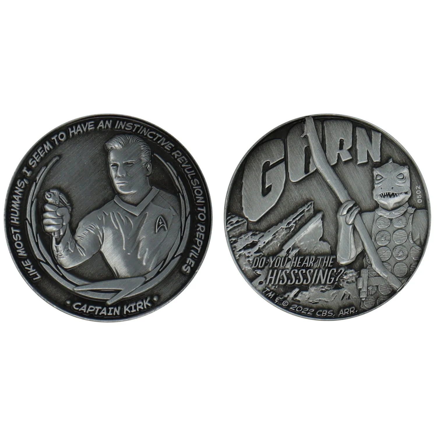 Fanattik Star Trek Captain Kirk and Gorn Limited Edition Collectible Coin