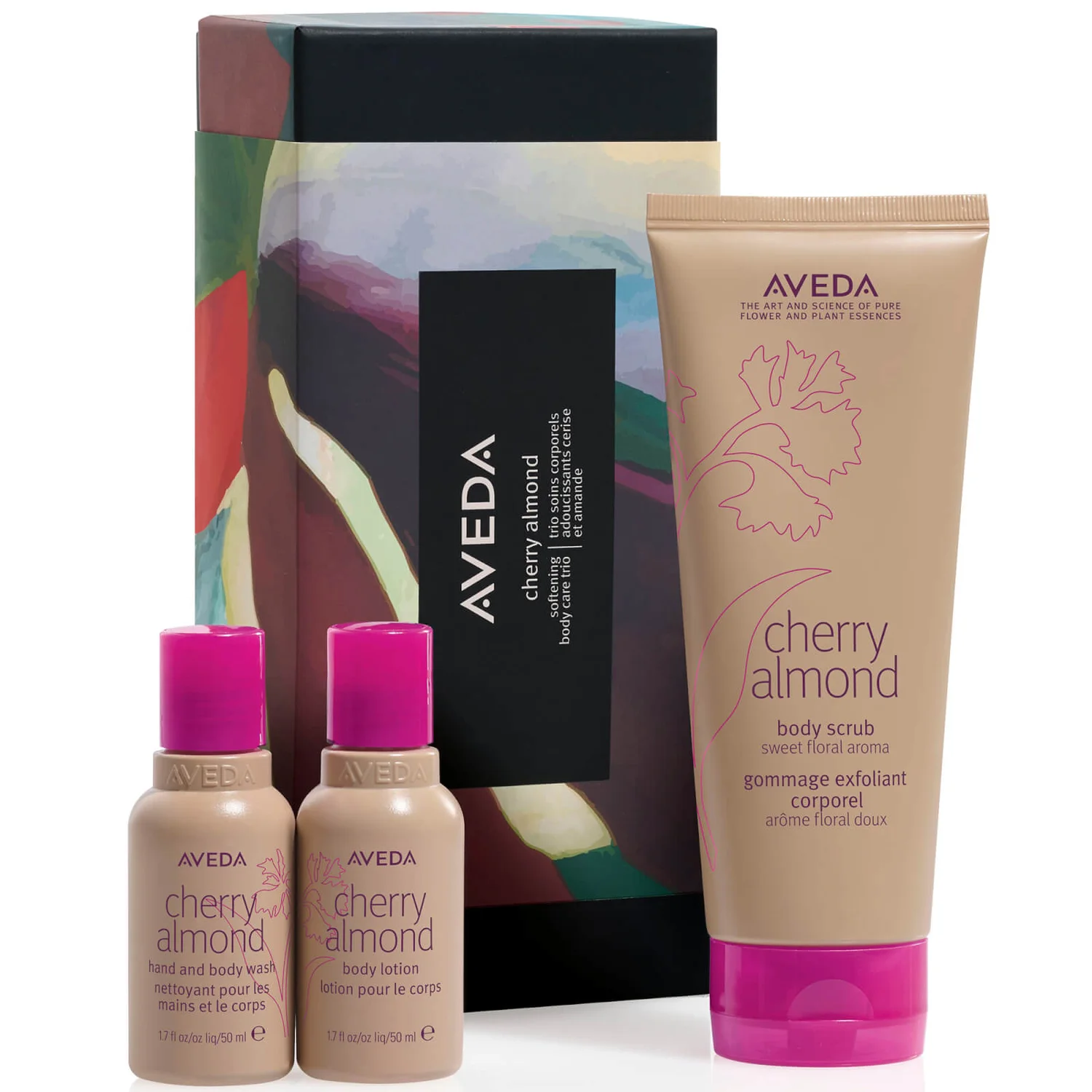 Aveda Cherry Almond Body Care Trio Set (Worth 56€)