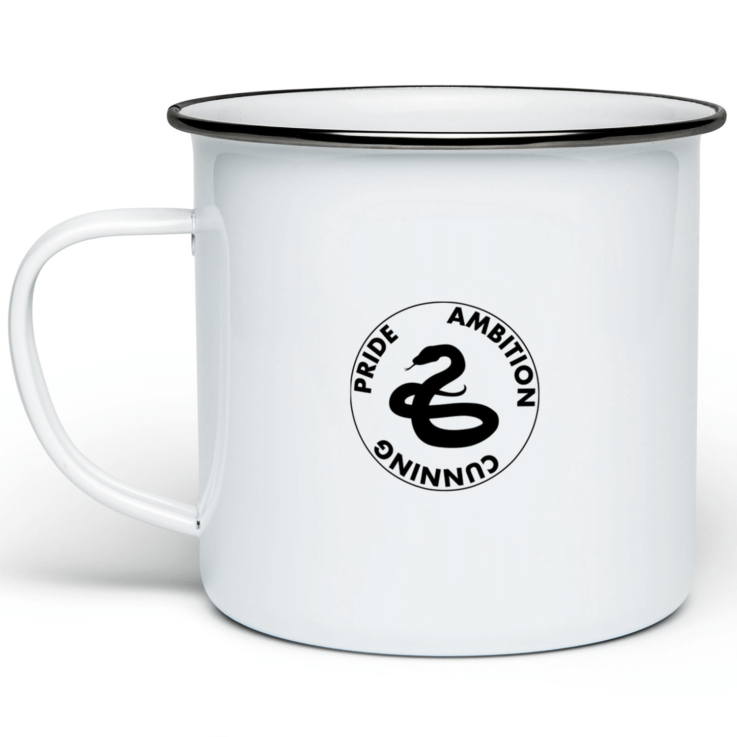 Harry Potter Slytherin House Enamel Mug - White