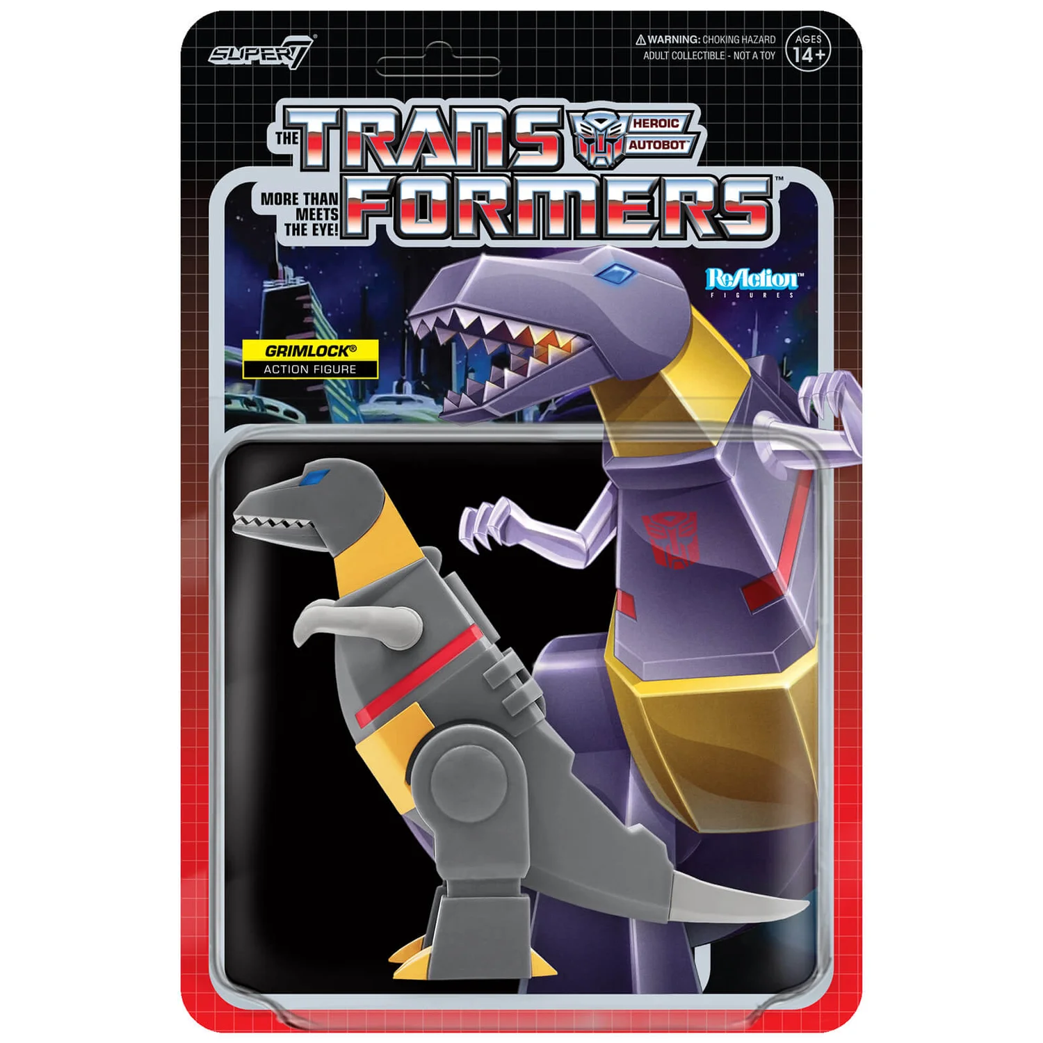 Super7 Transformers Reaction Figure - Grimlock Dino