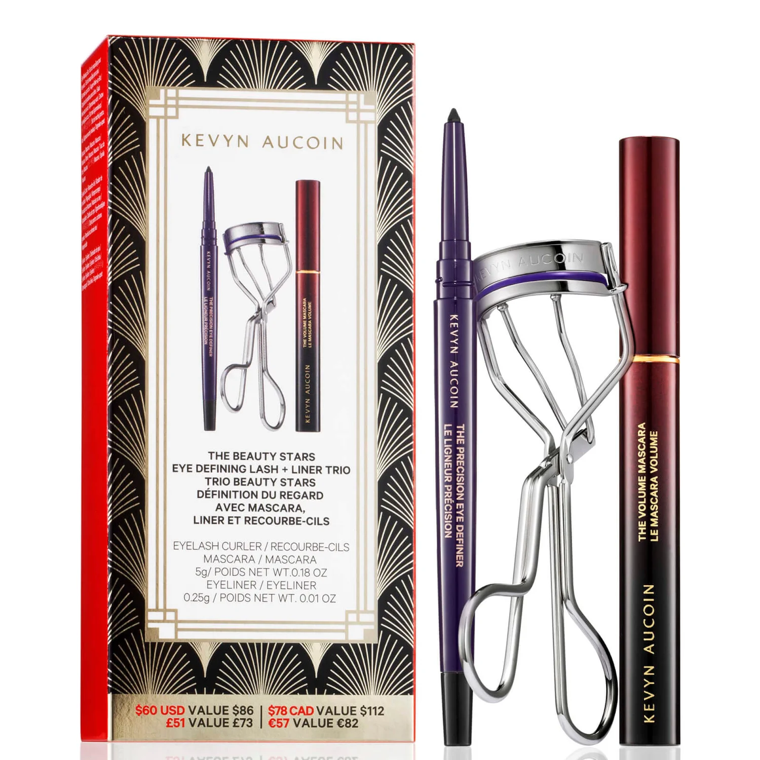Kevyn Aucoin The Beauty Stars Eye Defining Lash and Liner Trio