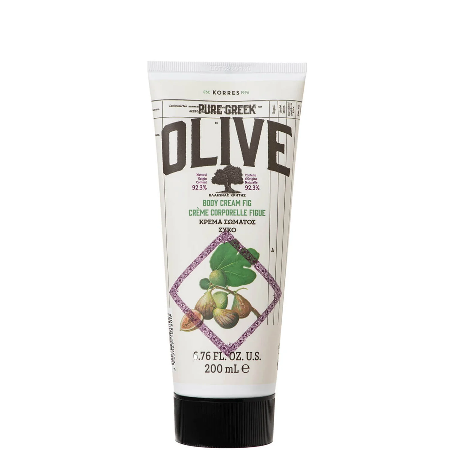 KORRES Pure Greek Olive - Fig Body Cream - 200ml