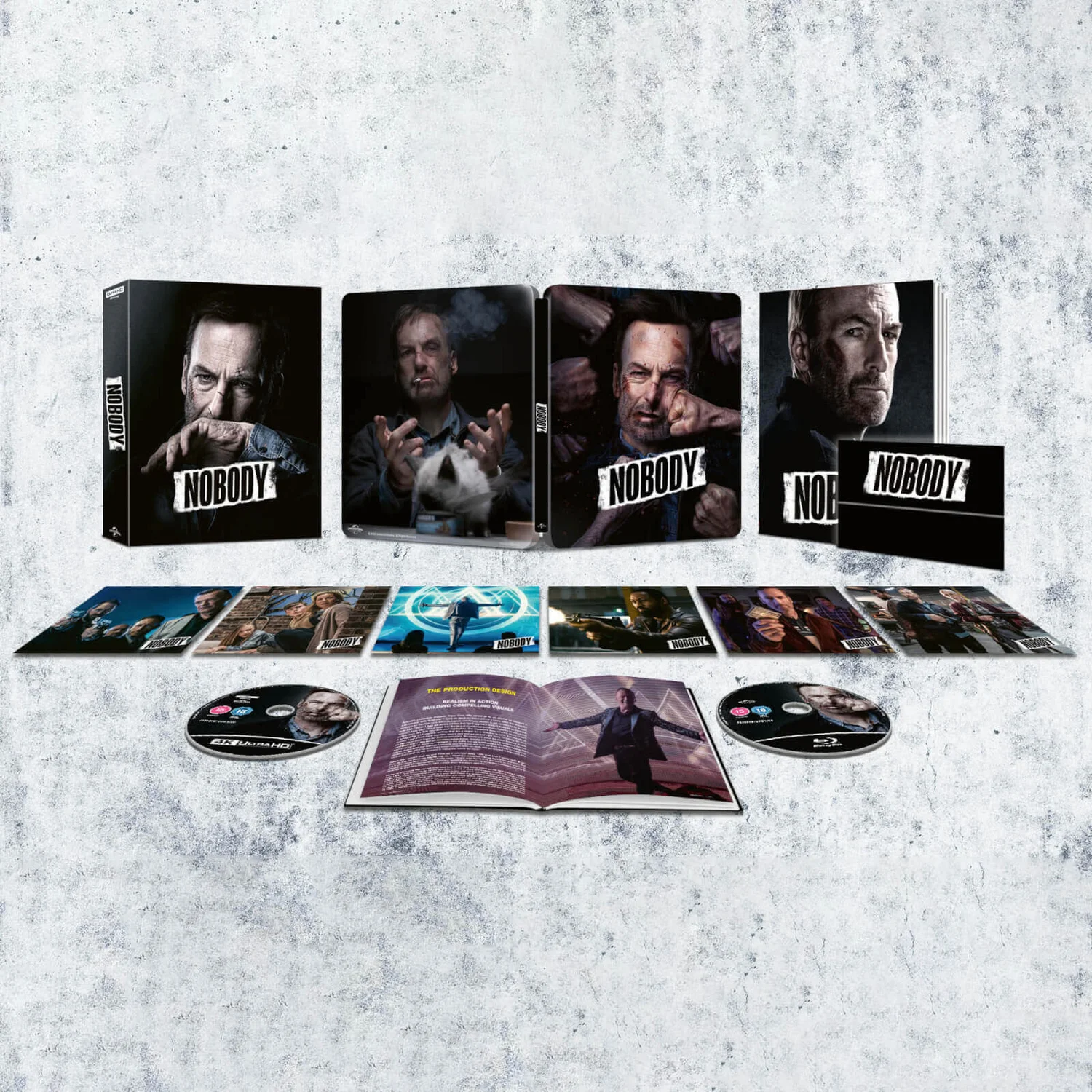 Nobody - Zavvi Exclusive Limited Collectors Edition 4K UHD Steelbook (Includes Blu-ray)