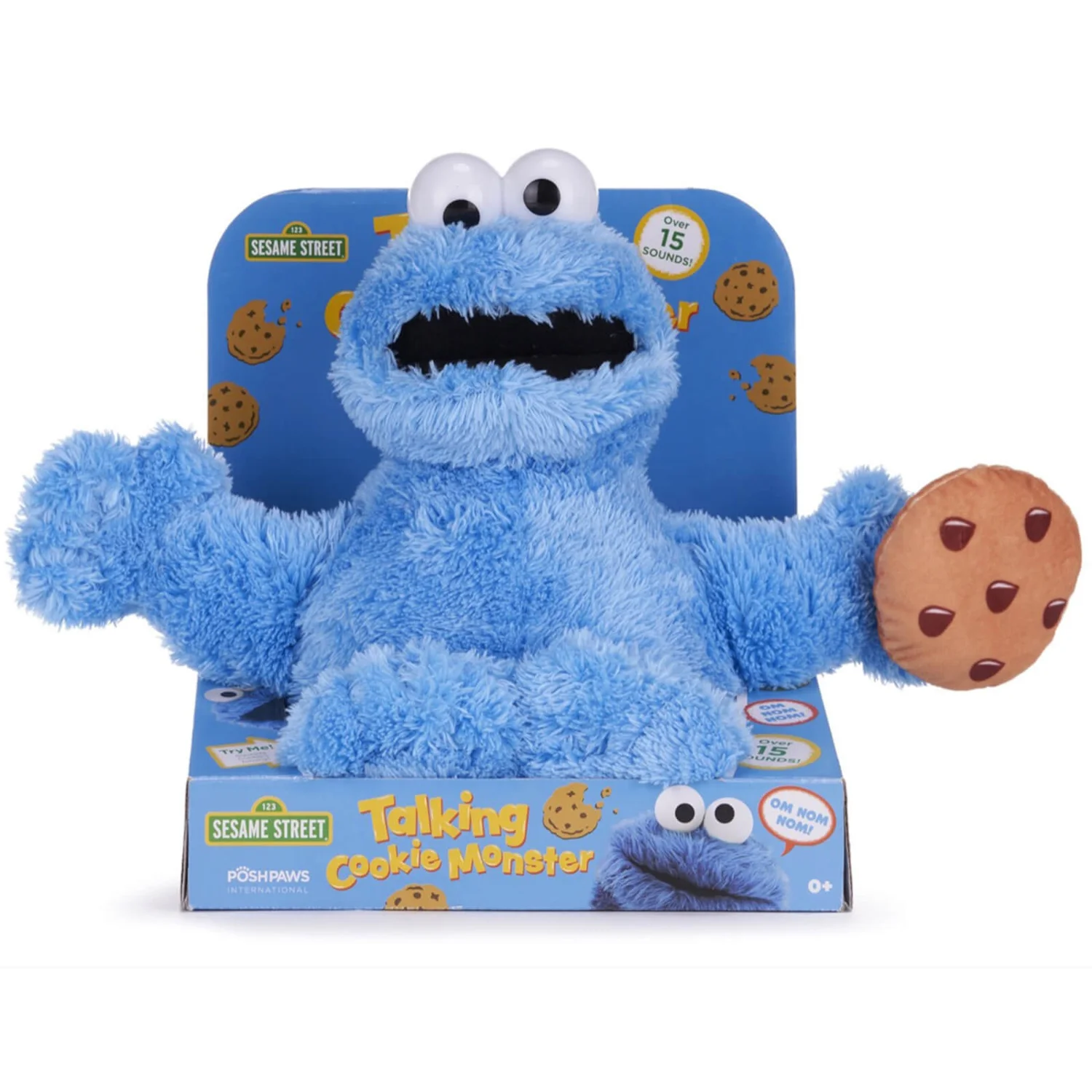Seasame Street - Talking Cookie Monster Plush