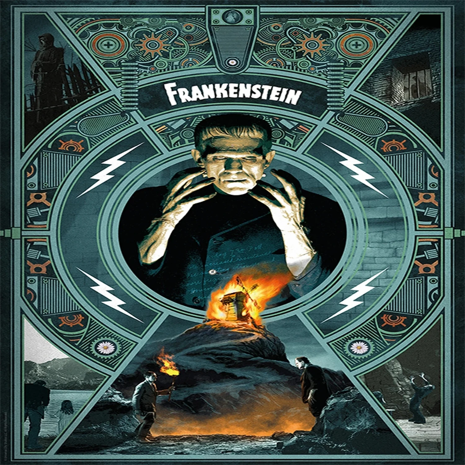 Frankenstein Limited Edition Art Print by Fanattik