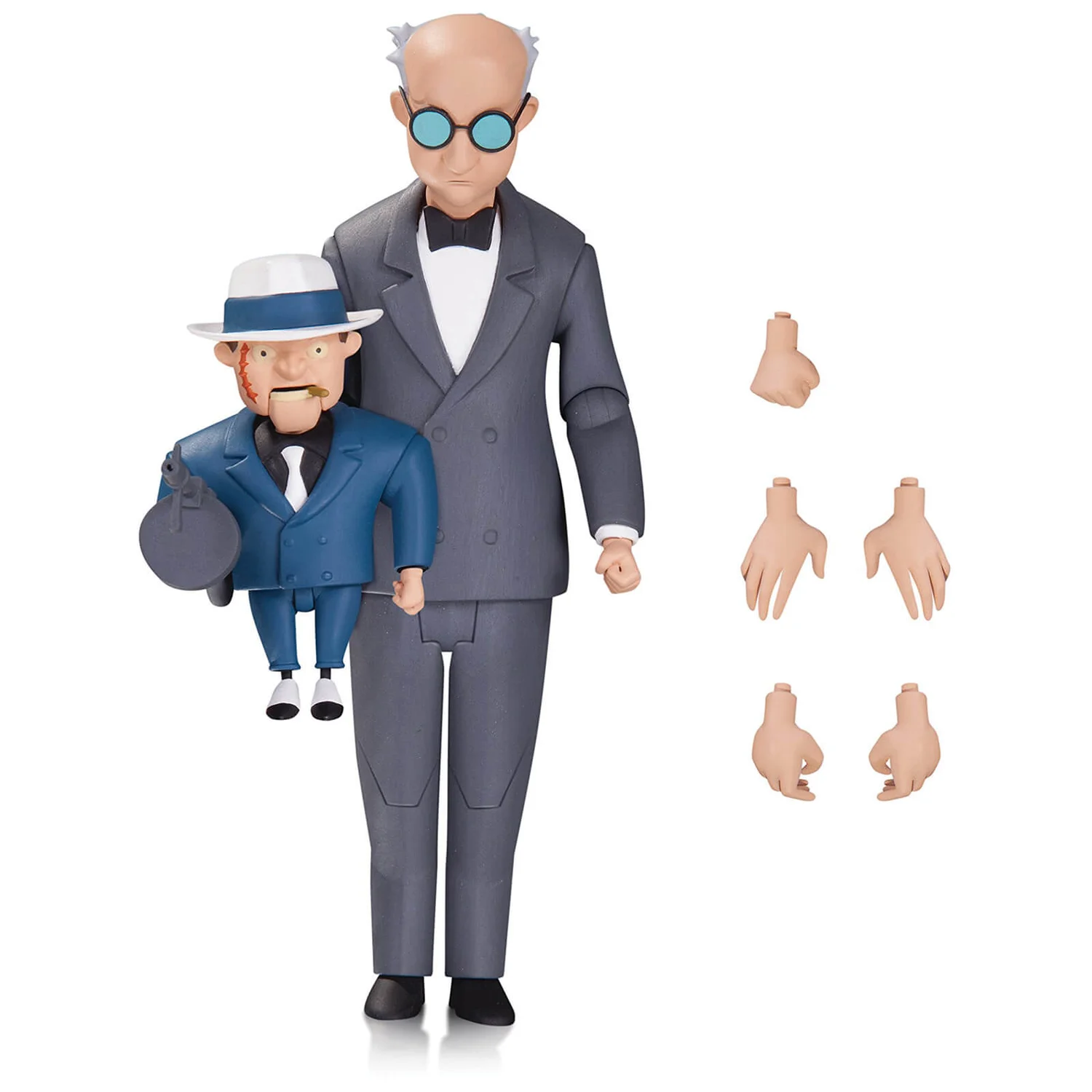 Batman Animated - DC 6 Inch Action Figure #28: Scarface & The Ventriloquist (The New Batman Adventures Version)