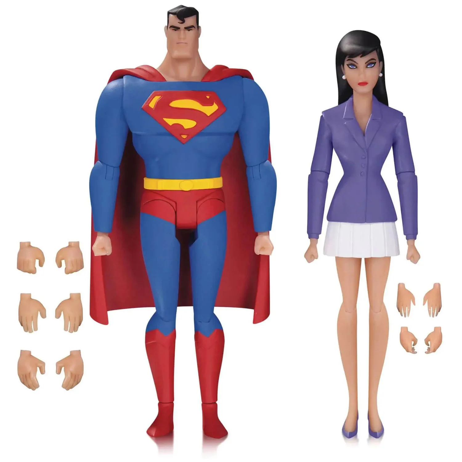 Superman Animated - DC 6 Inch Action Figure: Box Set - Superman & Lois Lane 2-Pack