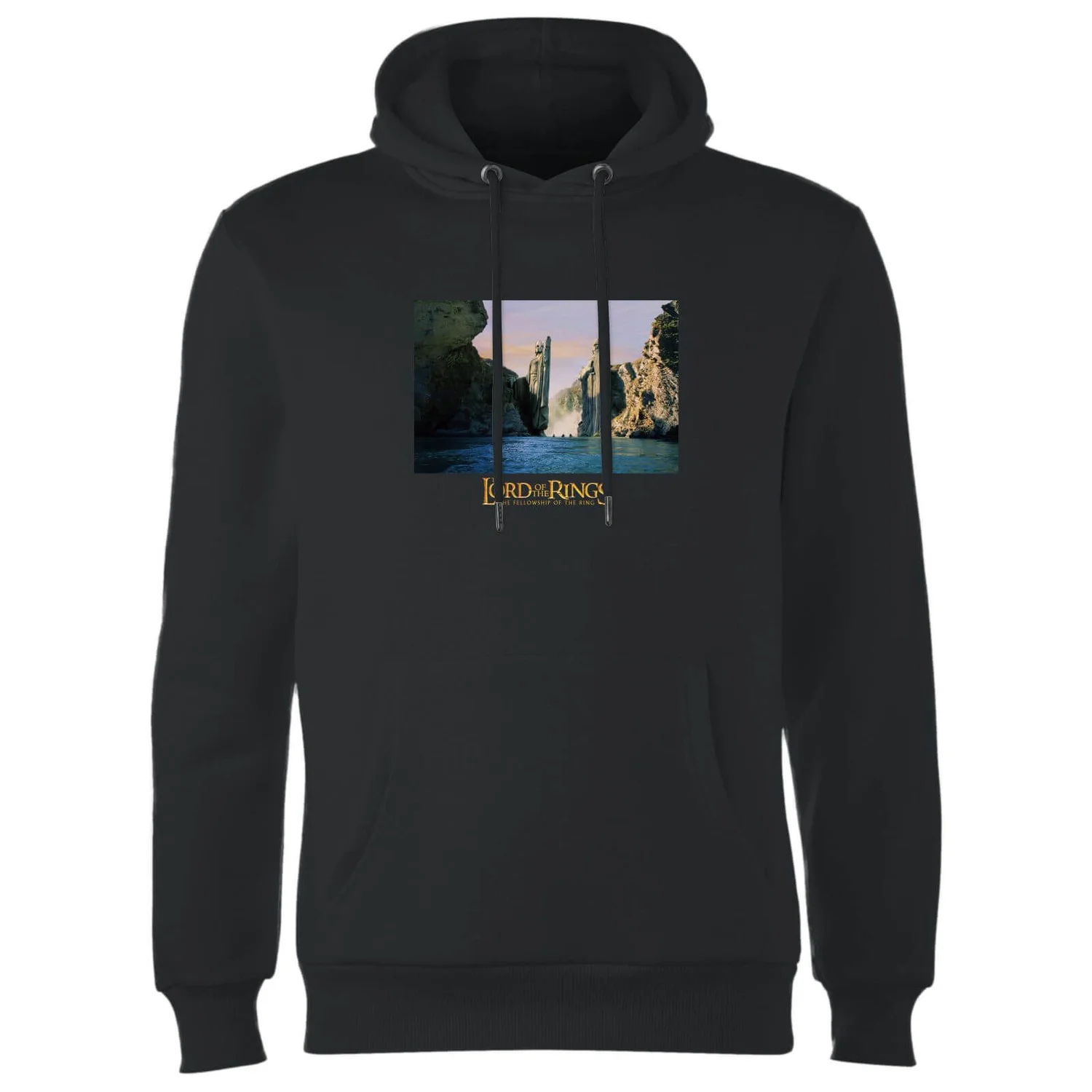 Lord Of The Rings Argonath Hoodie - Black