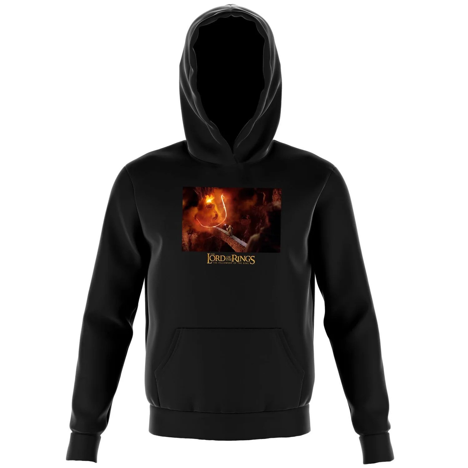 Lord Of The Rings You Shall Not Pass Kids' Hoodie - Black