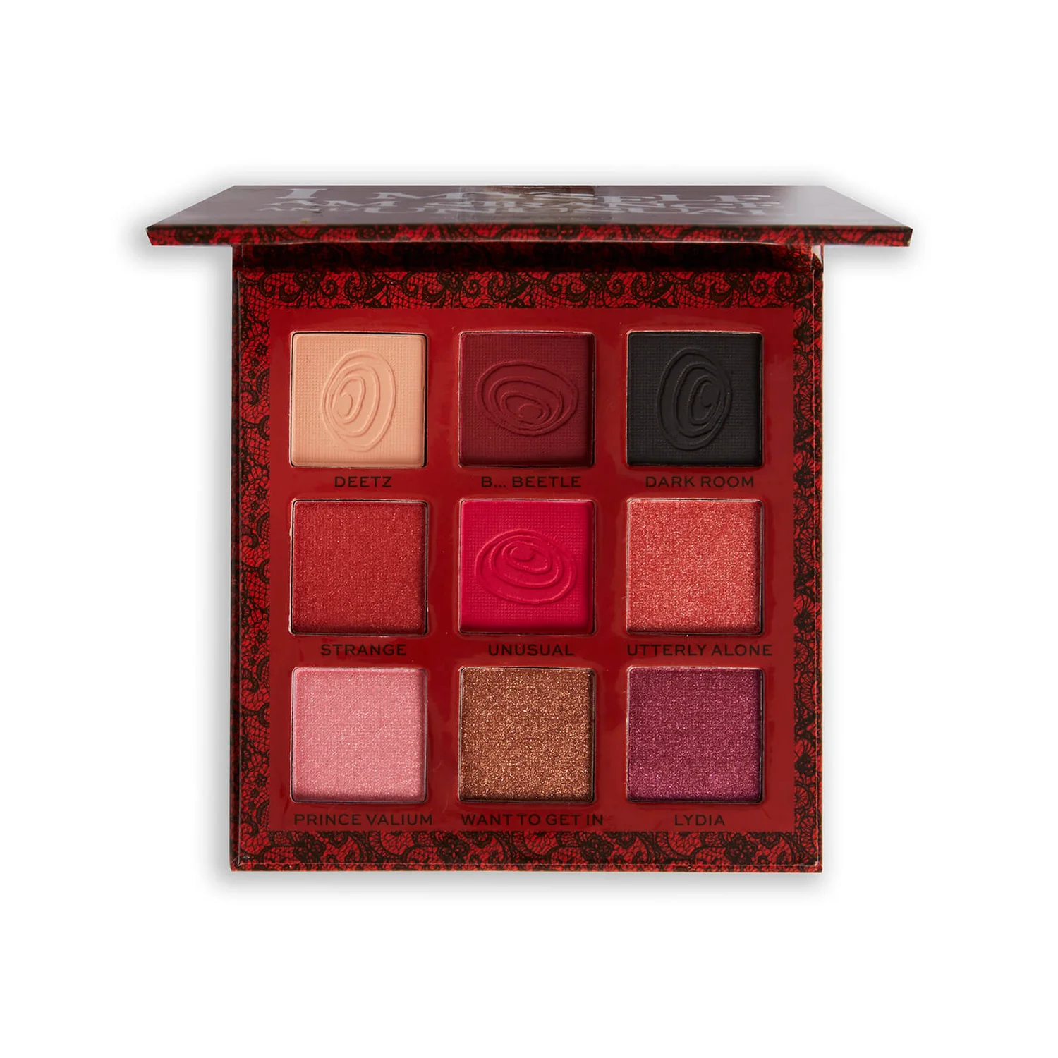 Makeup Revolution X Beetlejuice Strange and Unusual Shadow Palette